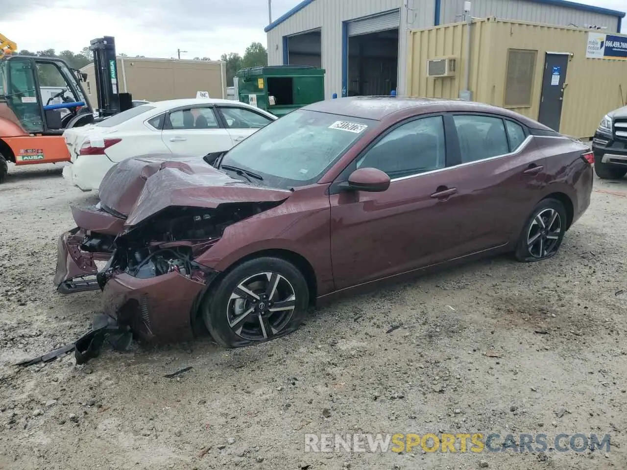 1 Photograph of a damaged car 3N1AB8CV2SY295182 NISSAN SENTRA 2025