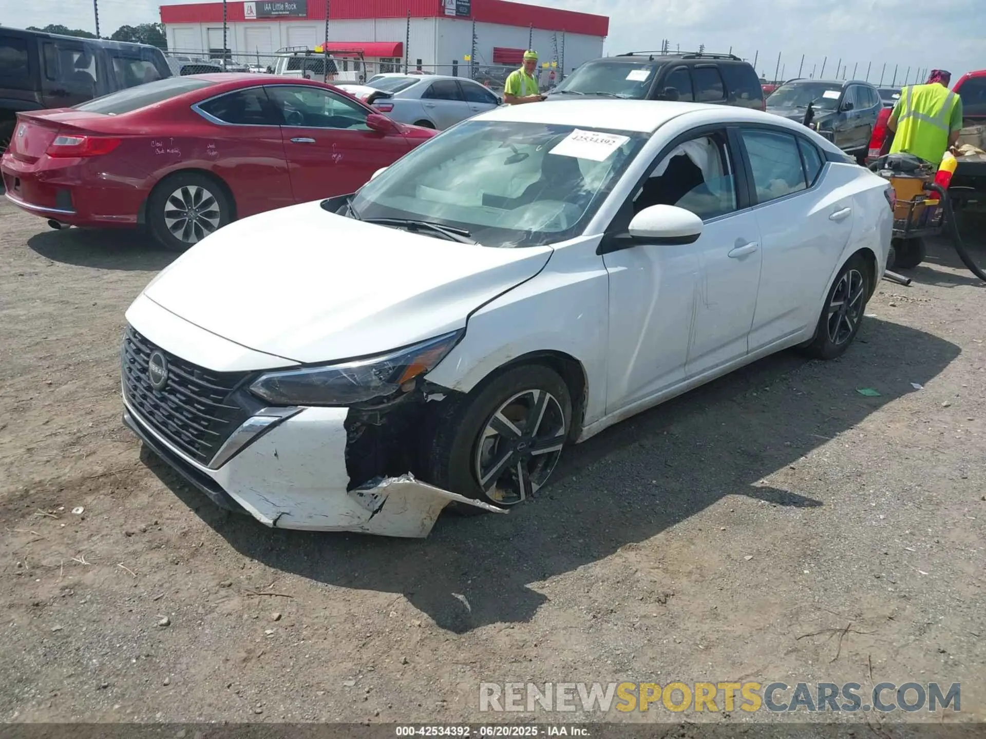 2 Photograph of a damaged car 3N1AB8CV3SY210415 NISSAN SENTRA 2025