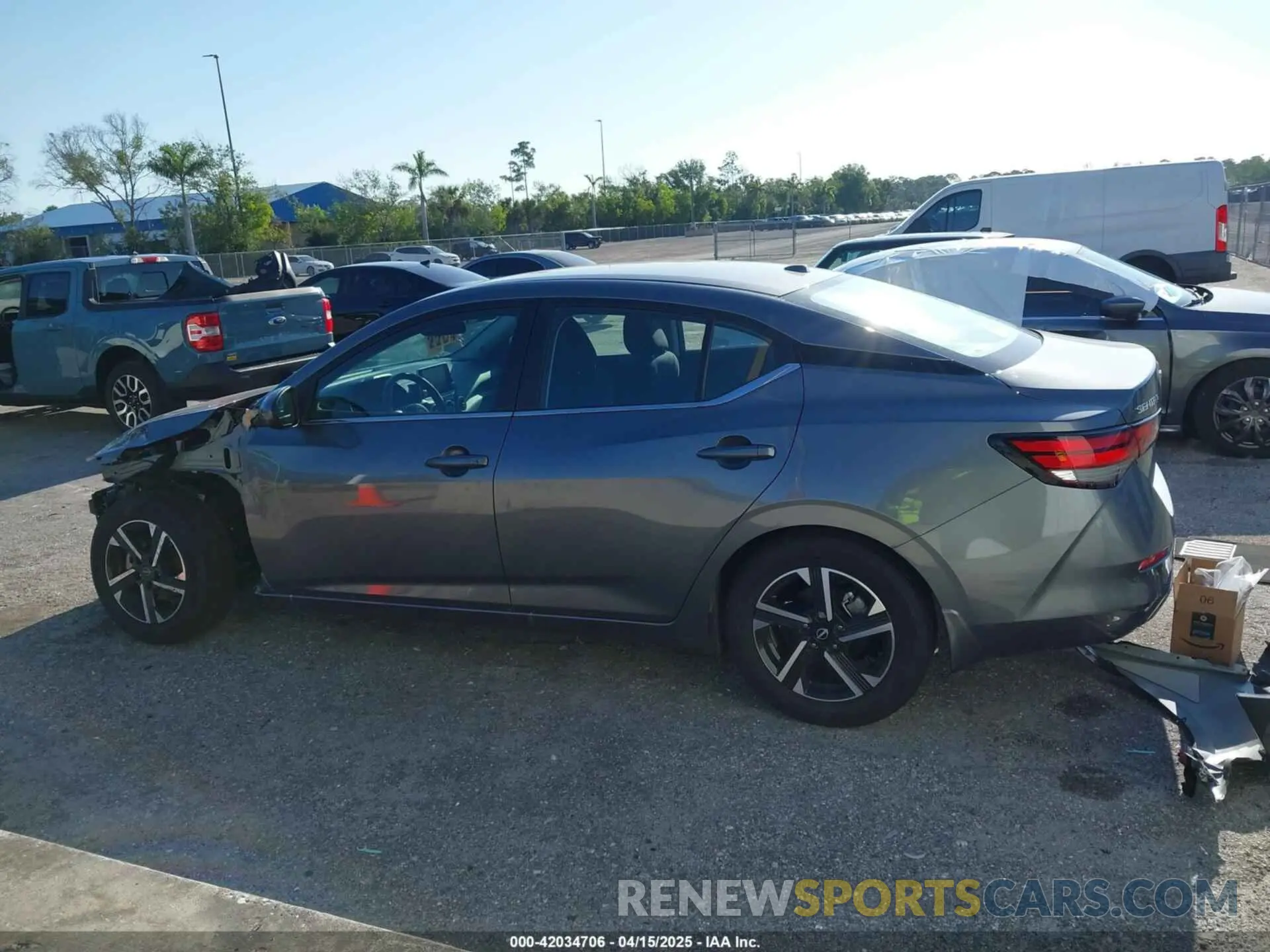 14 Photograph of a damaged car 3N1AB8CV3SY214657 NISSAN SENTRA 2025