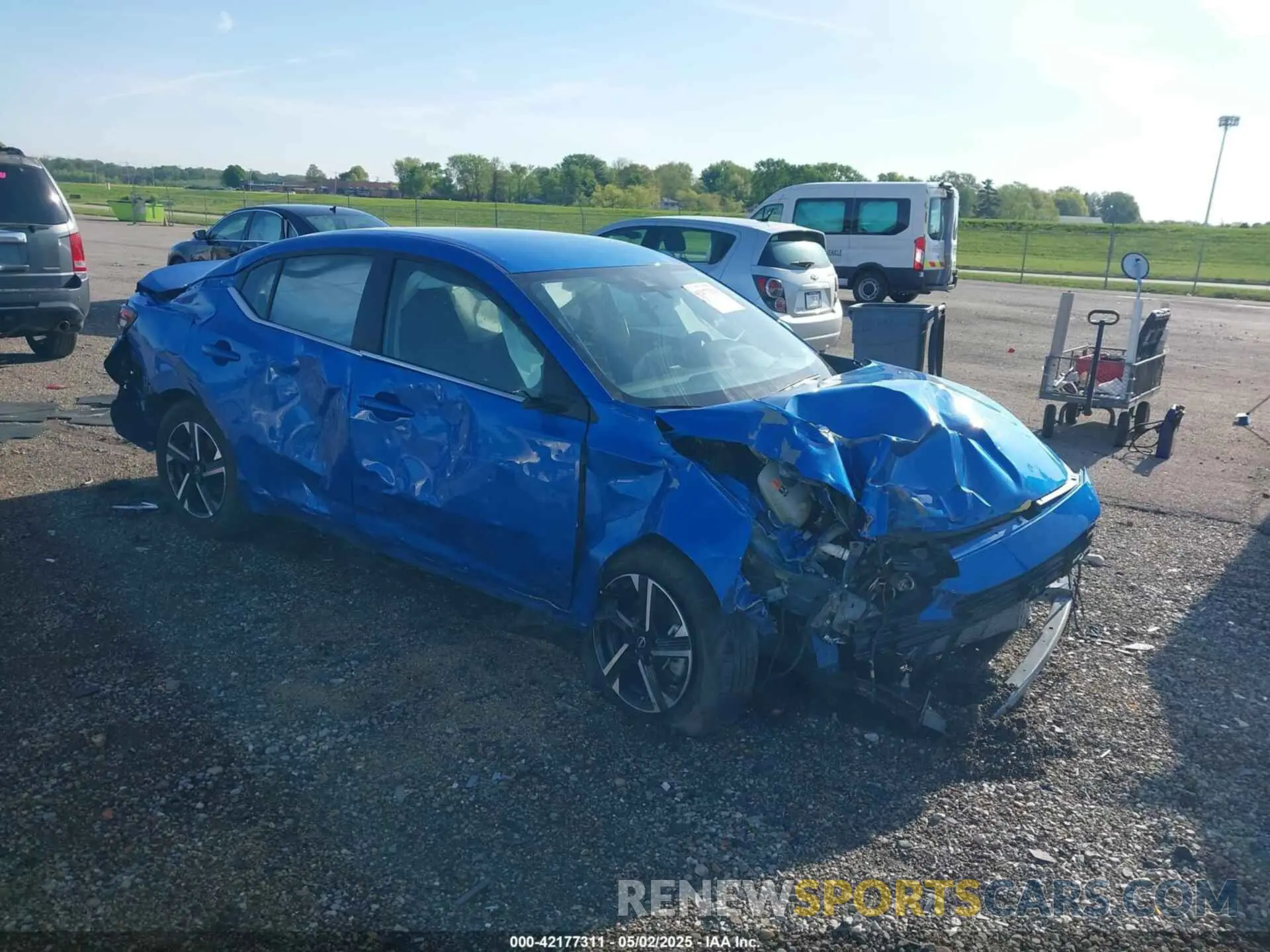 1 Photograph of a damaged car 3N1AB8CV3SY235170 NISSAN SENTRA 2025