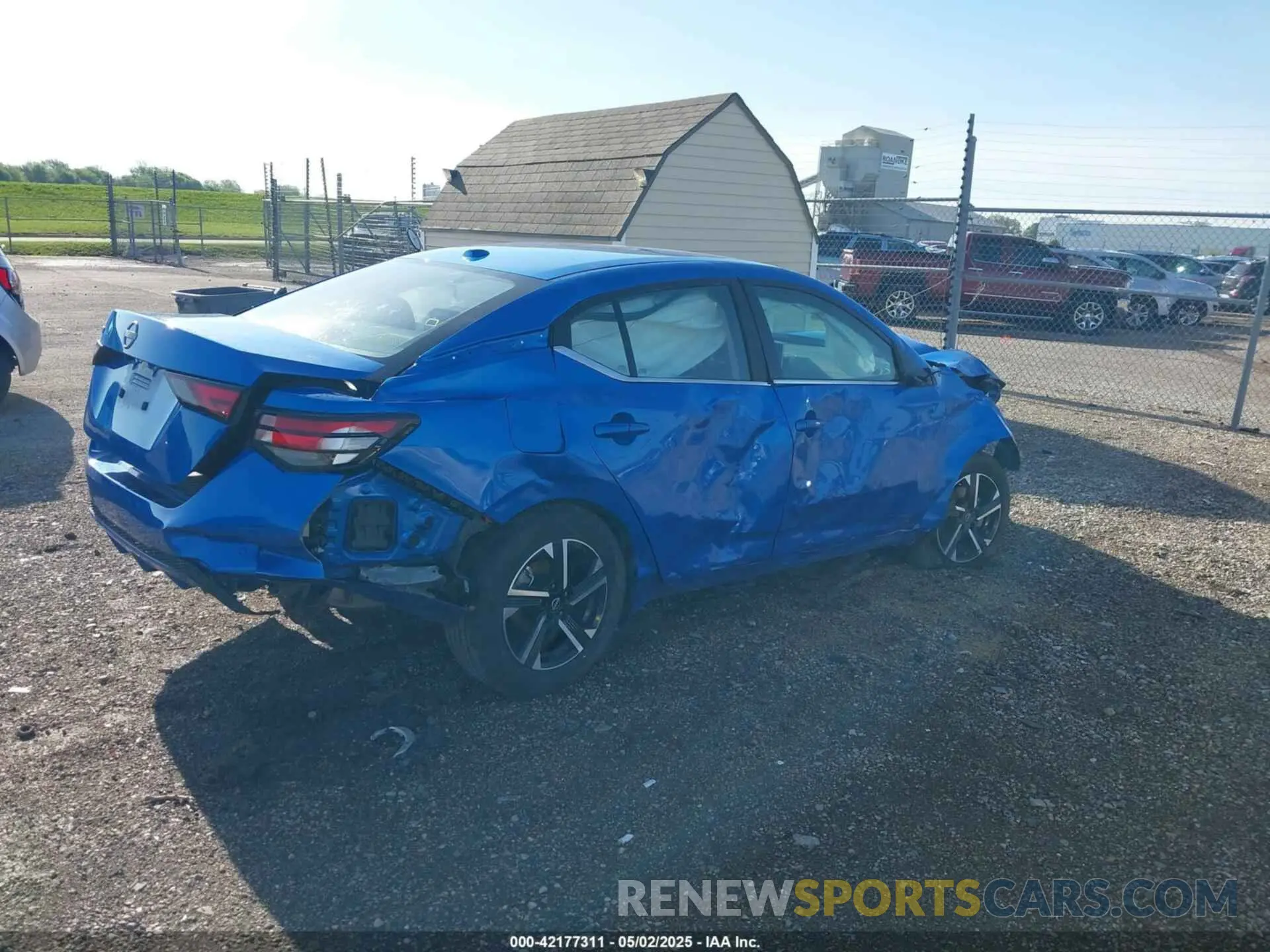 4 Photograph of a damaged car 3N1AB8CV3SY235170 NISSAN SENTRA 2025