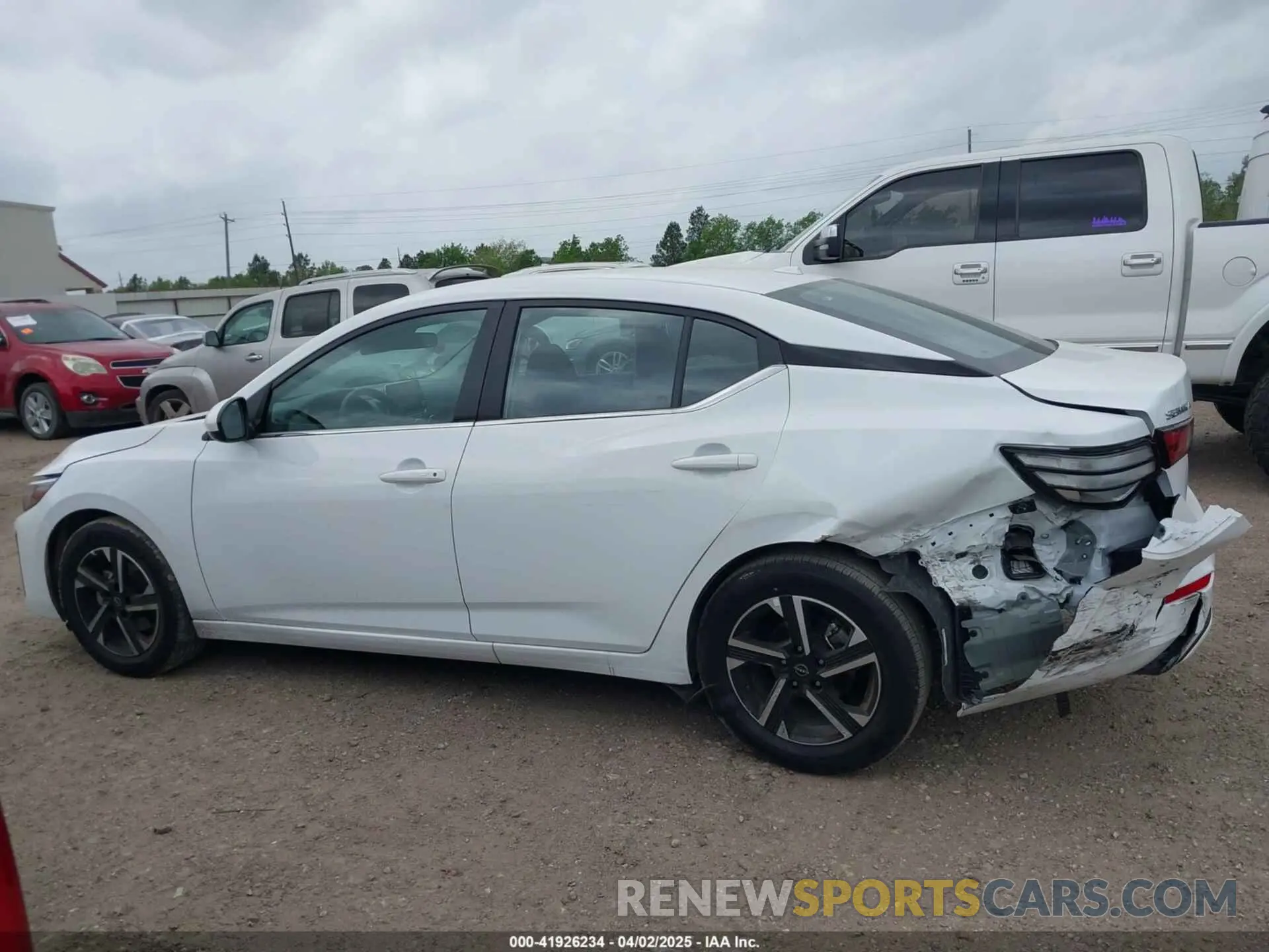 14 Photograph of a damaged car 3N1AB8CV3SY235606 NISSAN SENTRA 2025