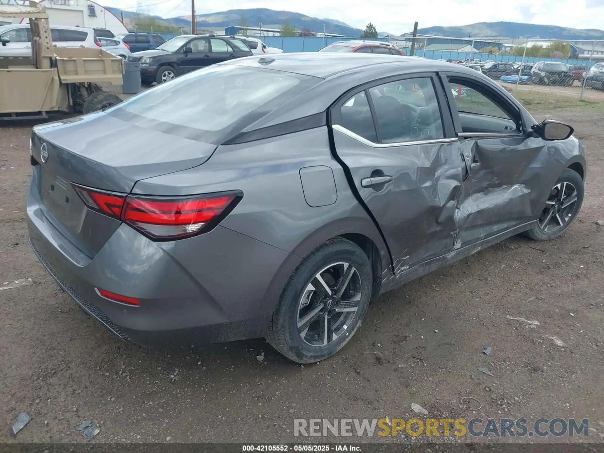 4 Photograph of a damaged car 3N1AB8CV3SY300566 NISSAN SENTRA 2025
