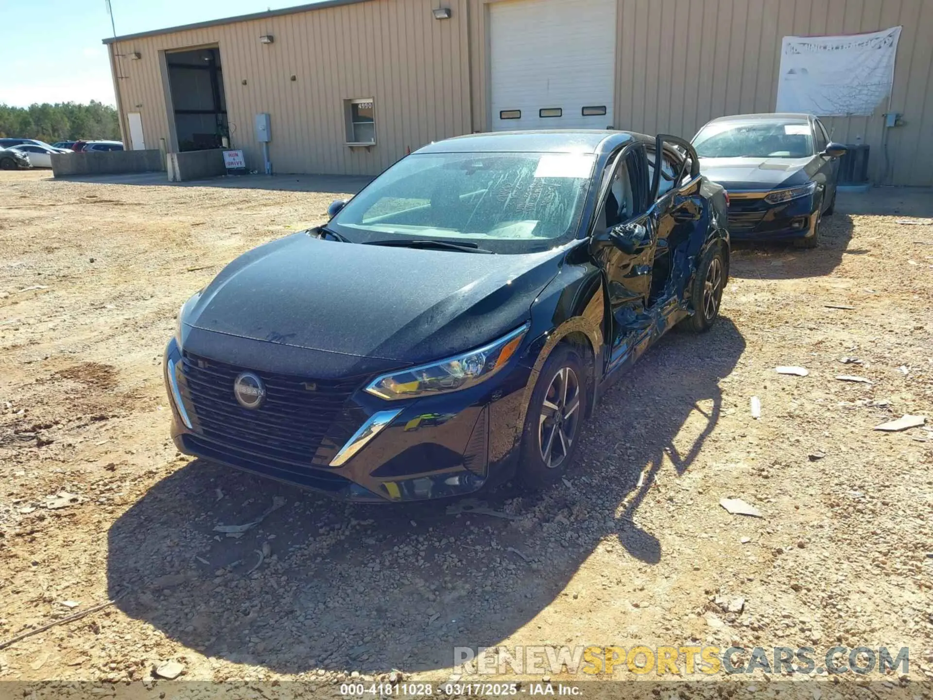 2 Photograph of a damaged car 3N1AB8CV4SY203263 NISSAN SENTRA 2025