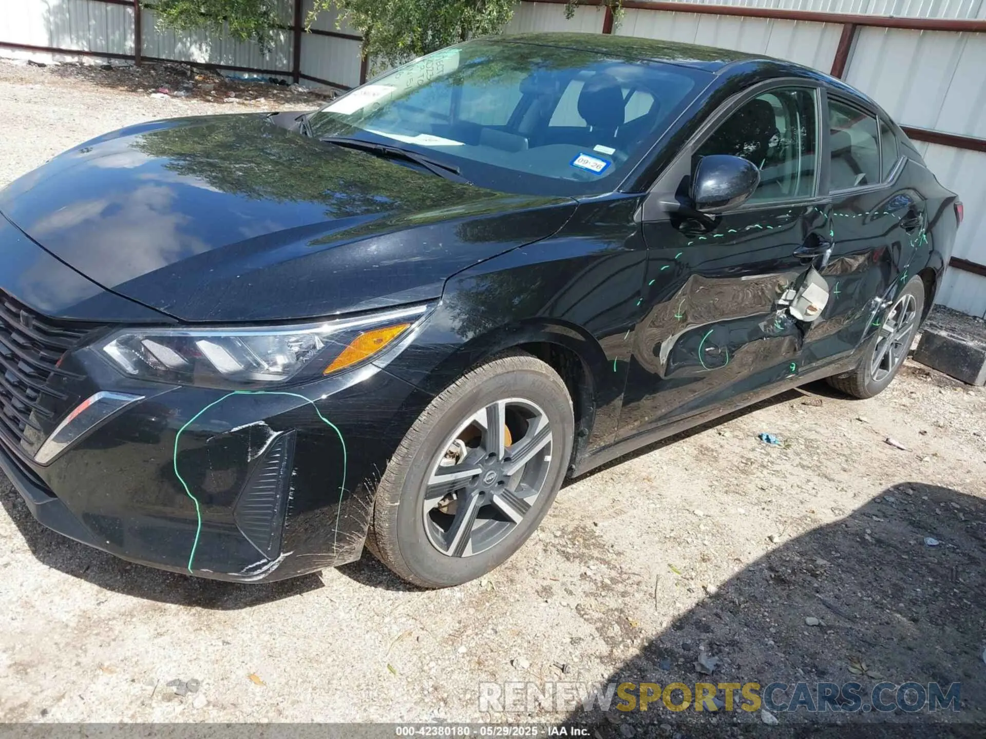 2 Photograph of a damaged car 3N1AB8CV4SY206969 NISSAN SENTRA 2025