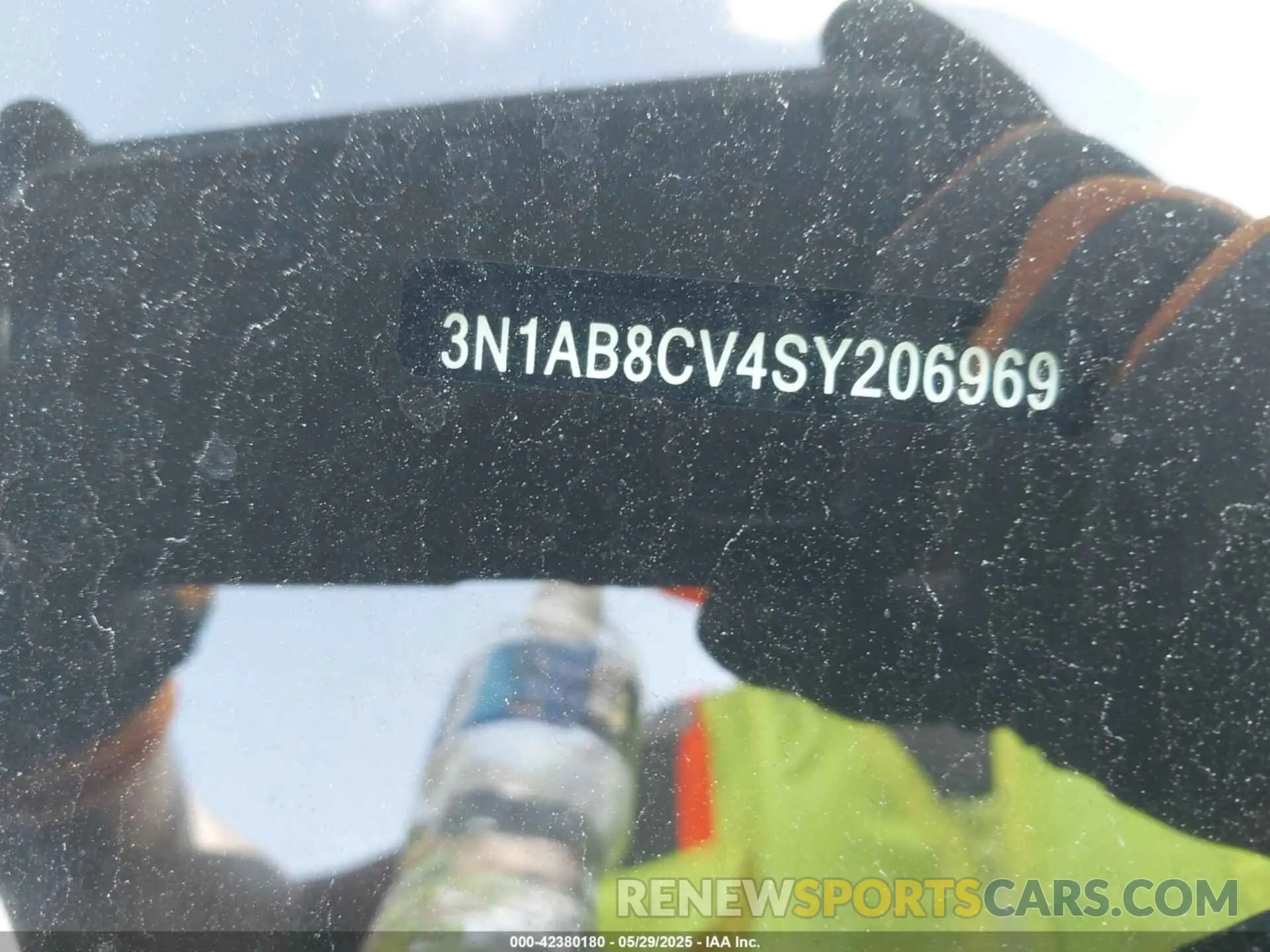 9 Photograph of a damaged car 3N1AB8CV4SY206969 NISSAN SENTRA 2025