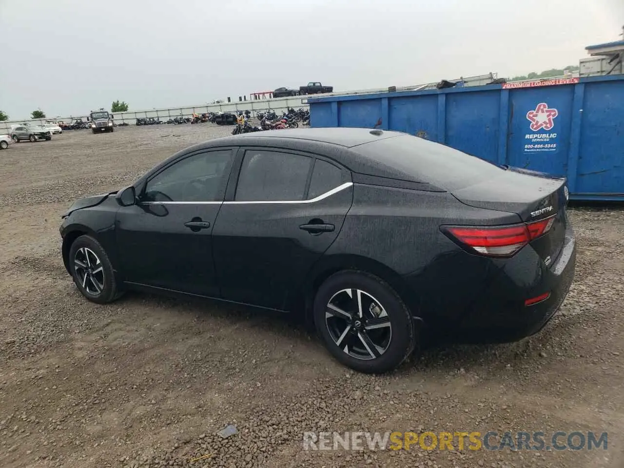2 Photograph of a damaged car 3N1AB8CV4SY214232 NISSAN SENTRA 2025
