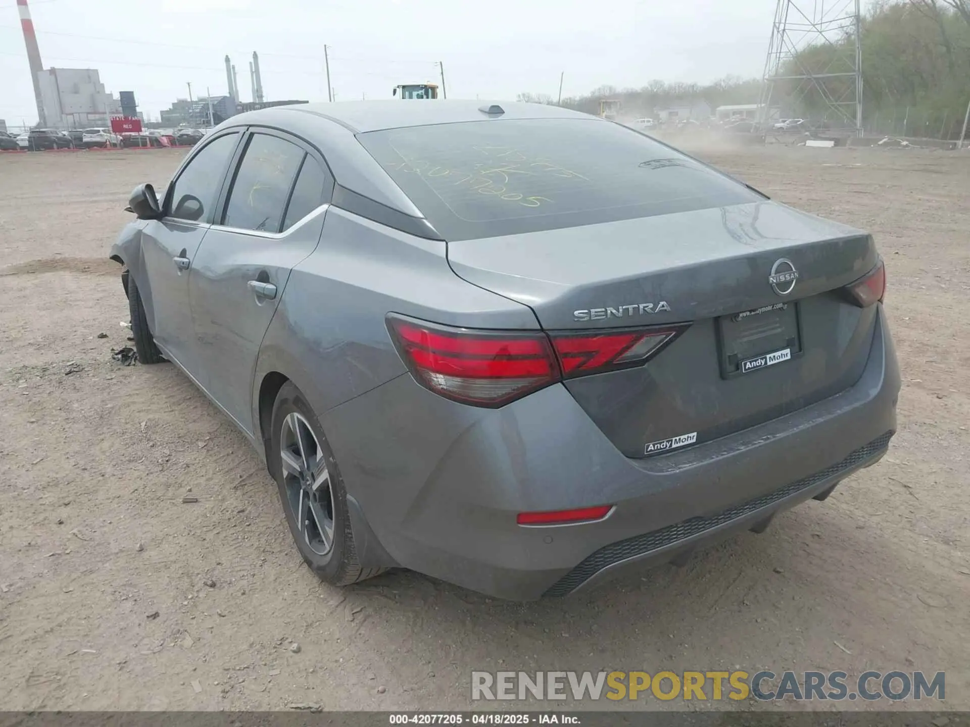 3 Photograph of a damaged car 3N1AB8CV4SY218975 NISSAN SENTRA 2025