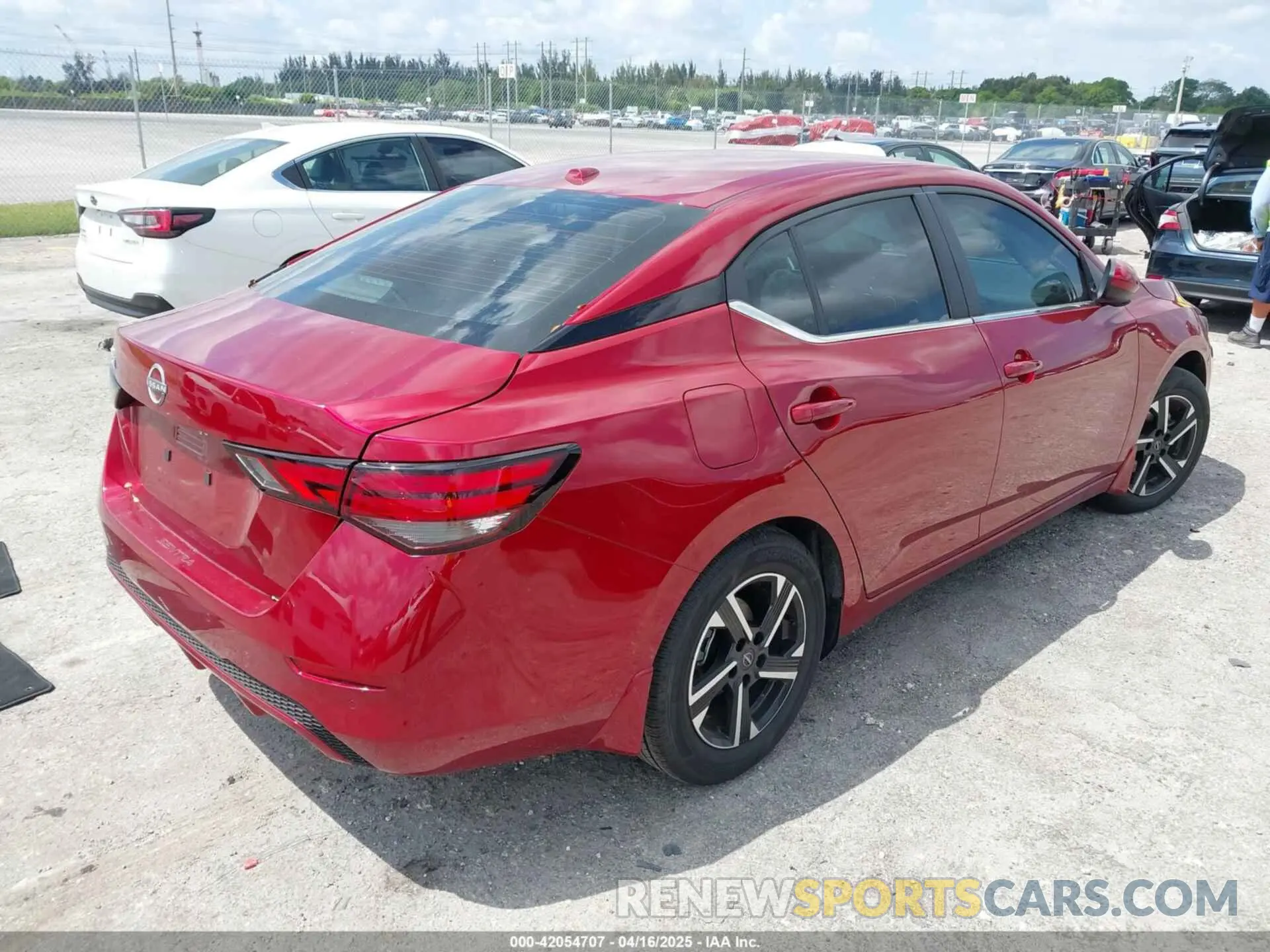 4 Photograph of a damaged car 3N1AB8CV4SY225361 NISSAN SENTRA 2025