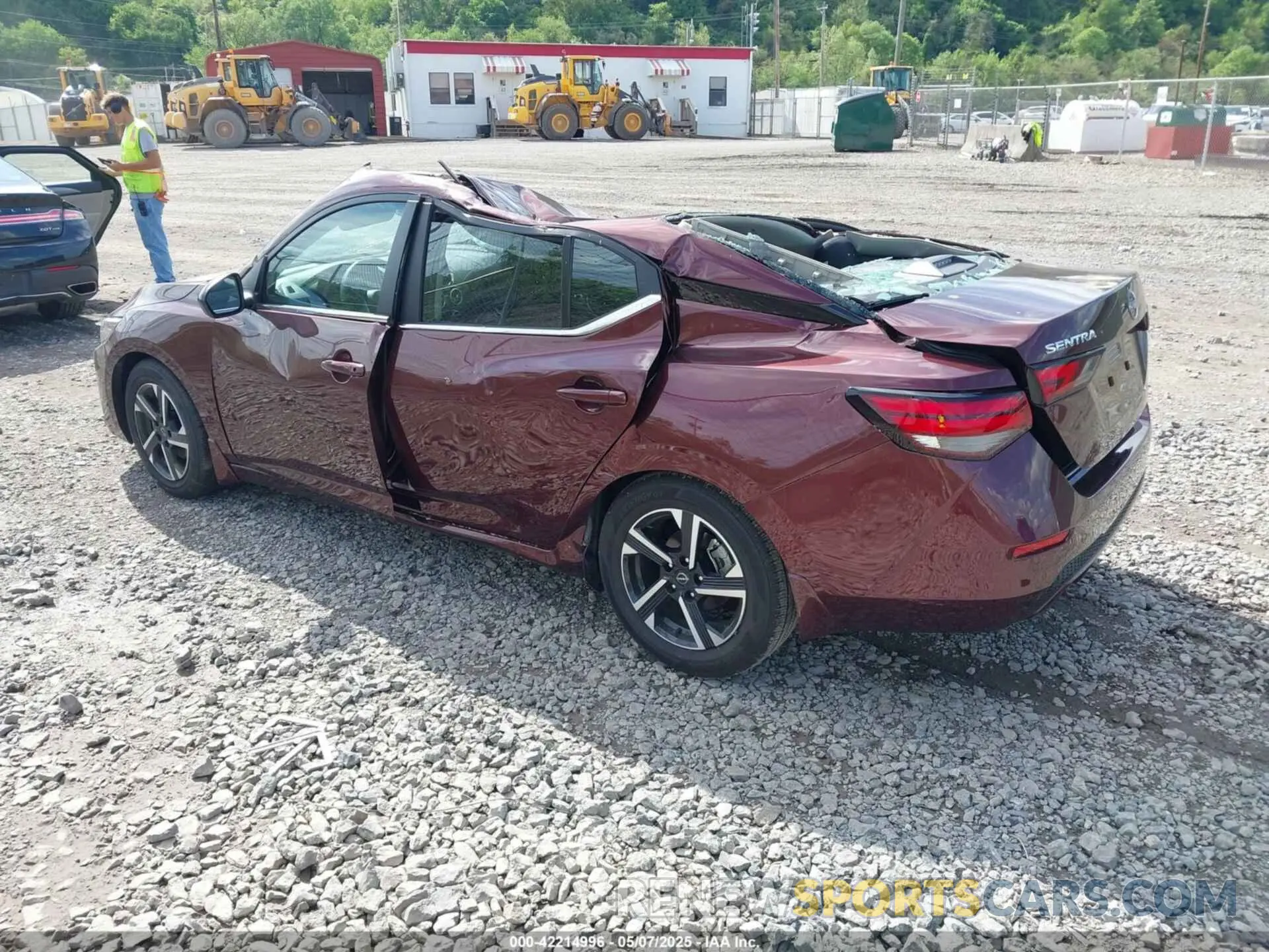 3 Photograph of a damaged car 3N1AB8CV4SY243505 NISSAN SENTRA 2025