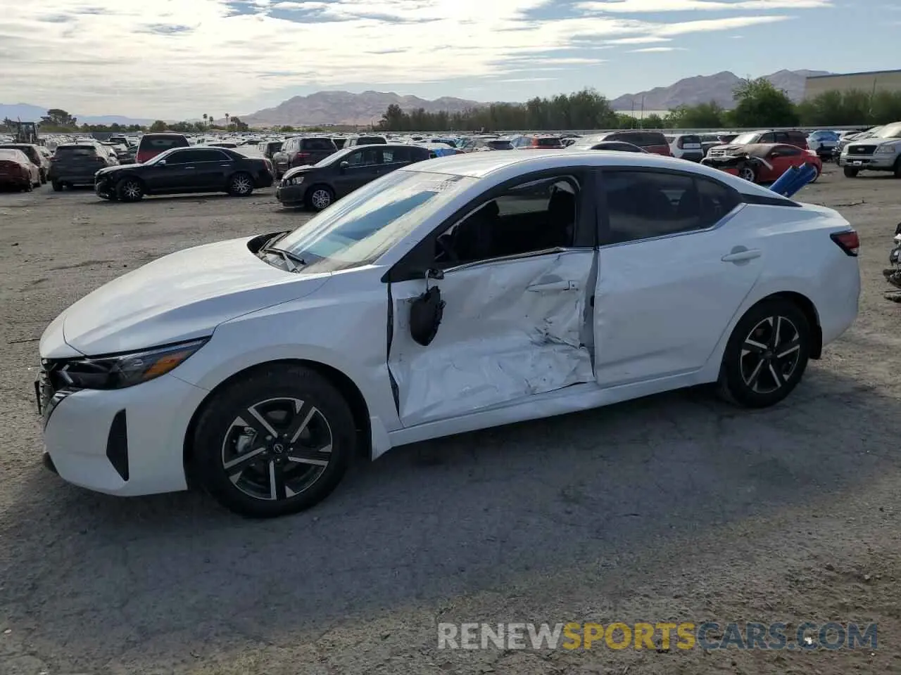 1 Photograph of a damaged car 3N1AB8CV4SY249014 NISSAN SENTRA 2025