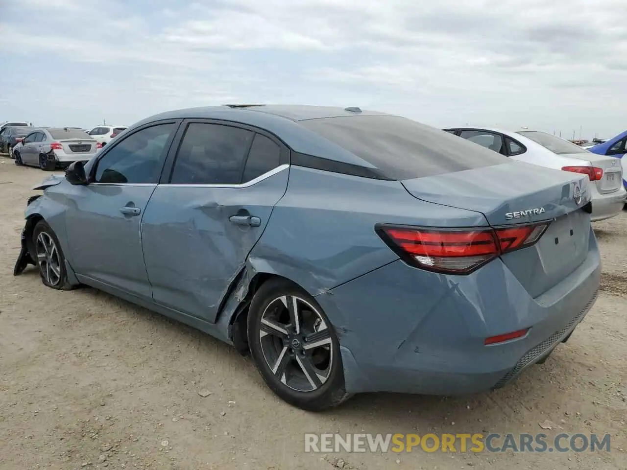 2 Photograph of a damaged car 3N1AB8CV4SY261101 NISSAN SENTRA 2025