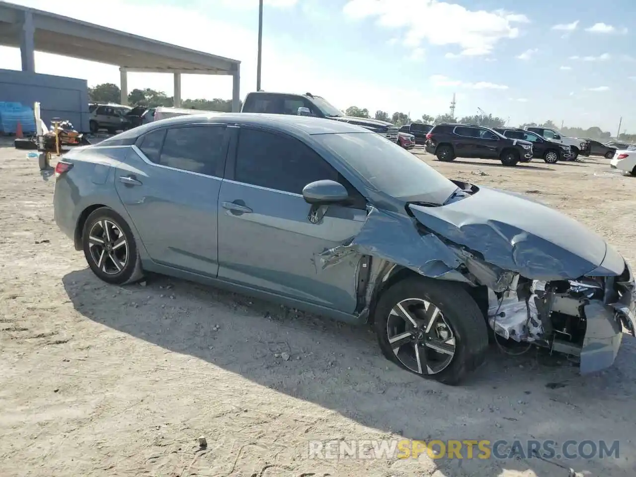 4 Photograph of a damaged car 3N1AB8CV5SY212635 NISSAN SENTRA 2025