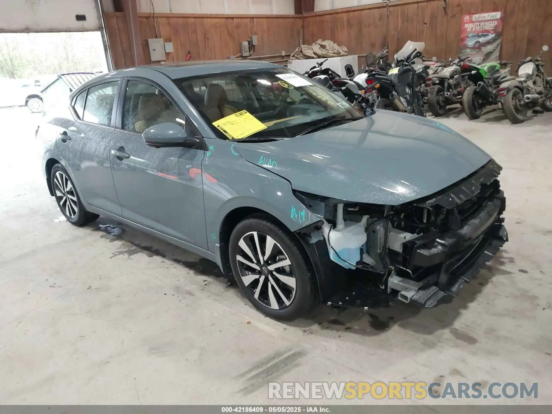 1 Photograph of a damaged car 3N1AB8CV5SY218869 NISSAN SENTRA 2025