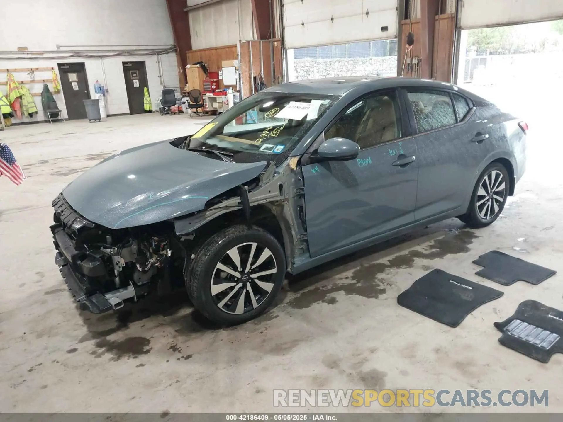 2 Photograph of a damaged car 3N1AB8CV5SY218869 NISSAN SENTRA 2025