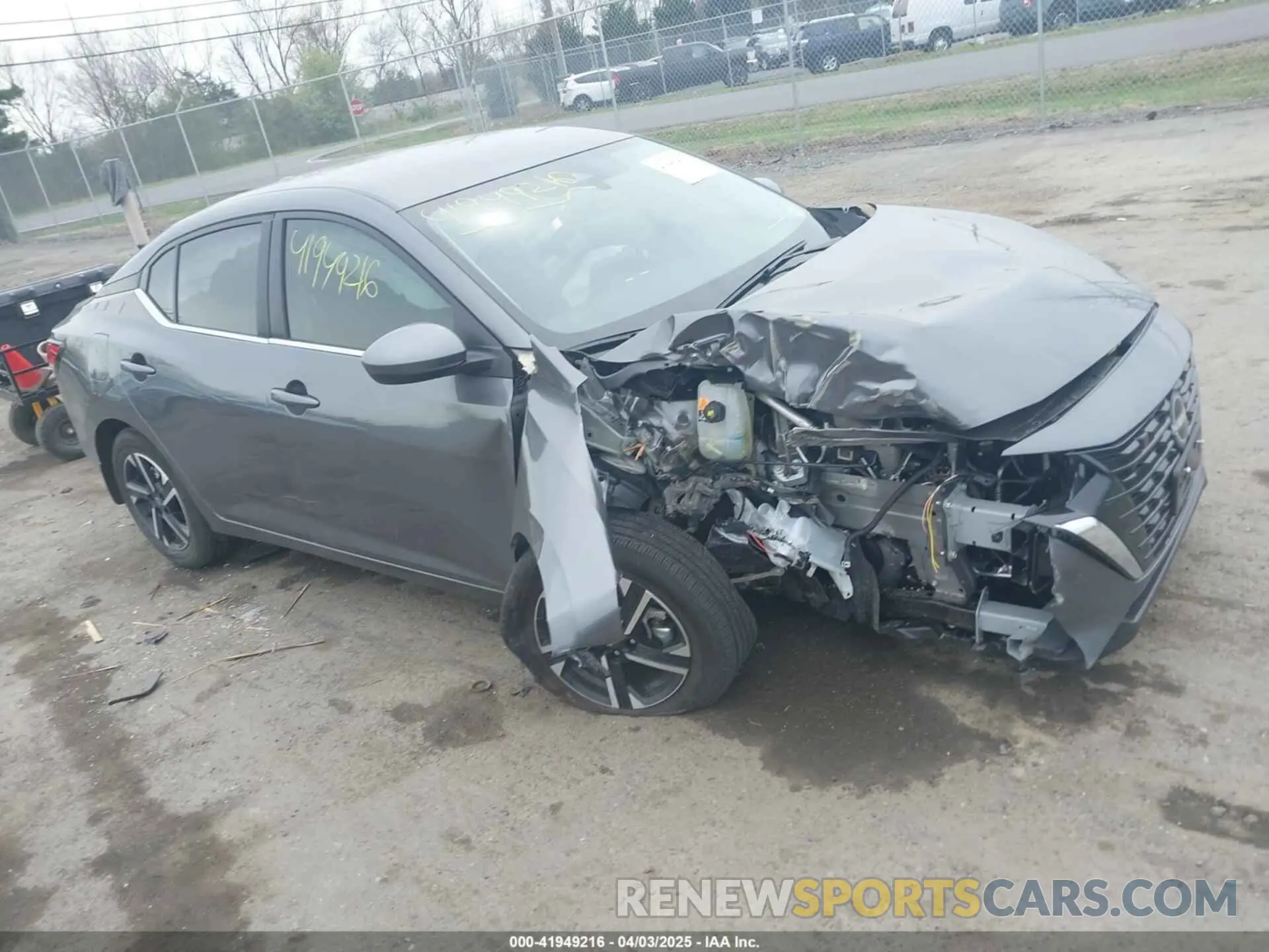 1 Photograph of a damaged car 3N1AB8CV5SY230200 NISSAN SENTRA 2025