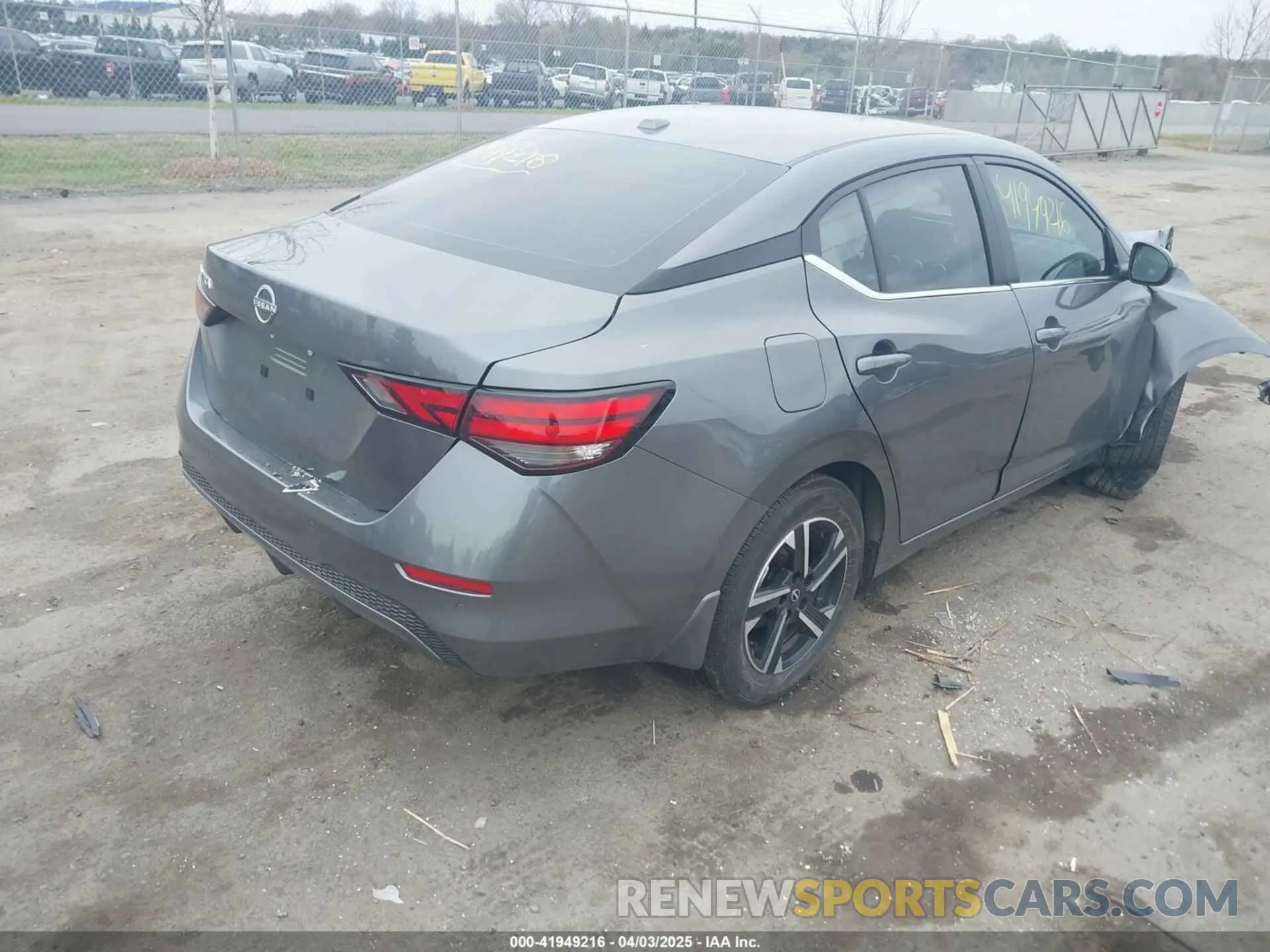 4 Photograph of a damaged car 3N1AB8CV5SY230200 NISSAN SENTRA 2025