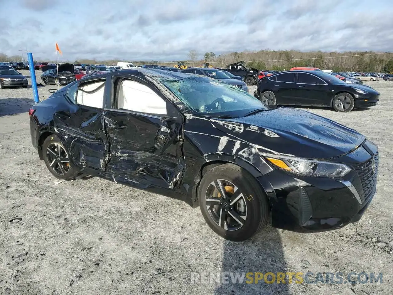 4 Photograph of a damaged car 3N1AB8CV5SY245568 NISSAN SENTRA 2025