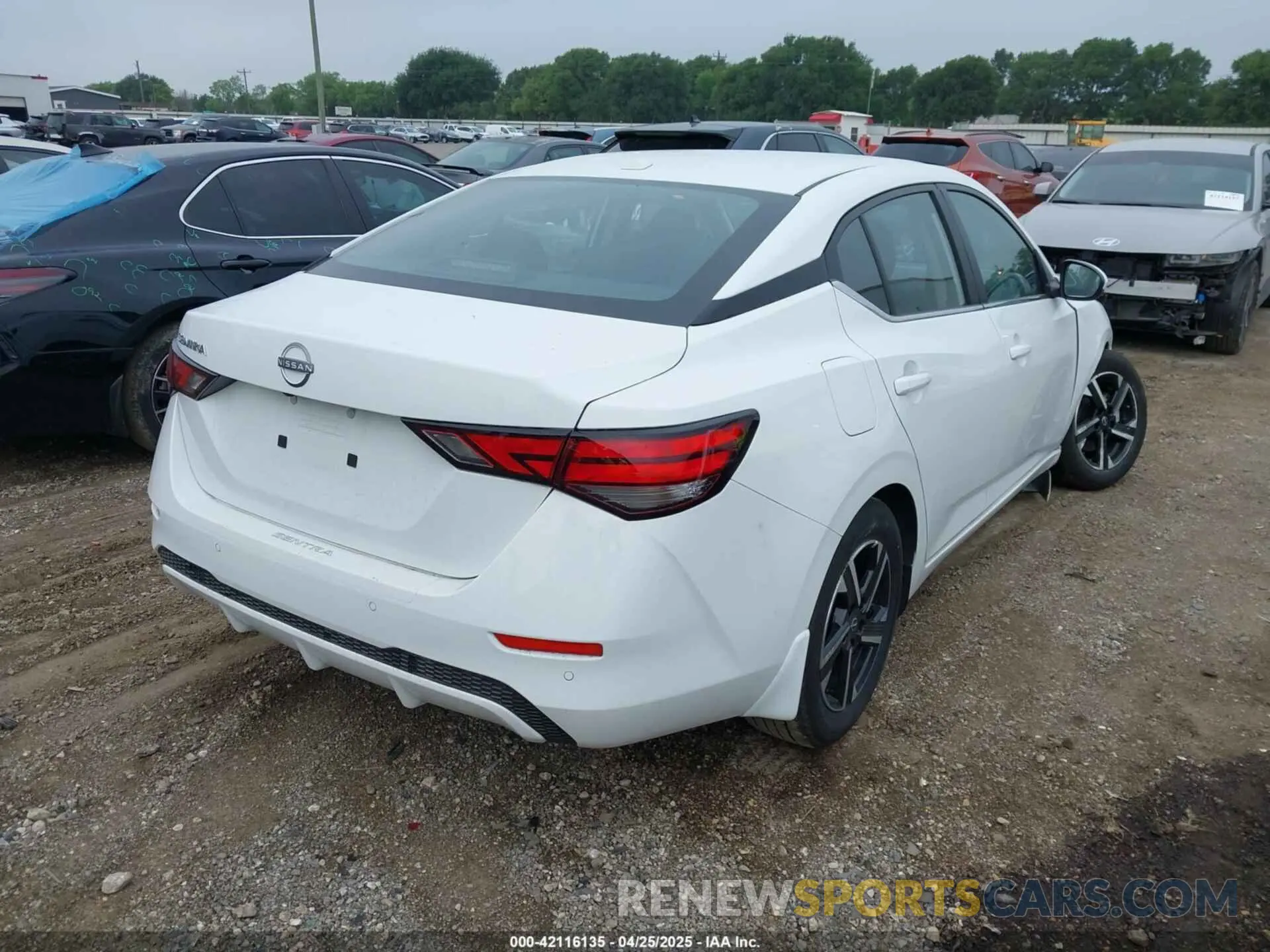 4 Photograph of a damaged car 3N1AB8CV5SY275072 NISSAN SENTRA 2025