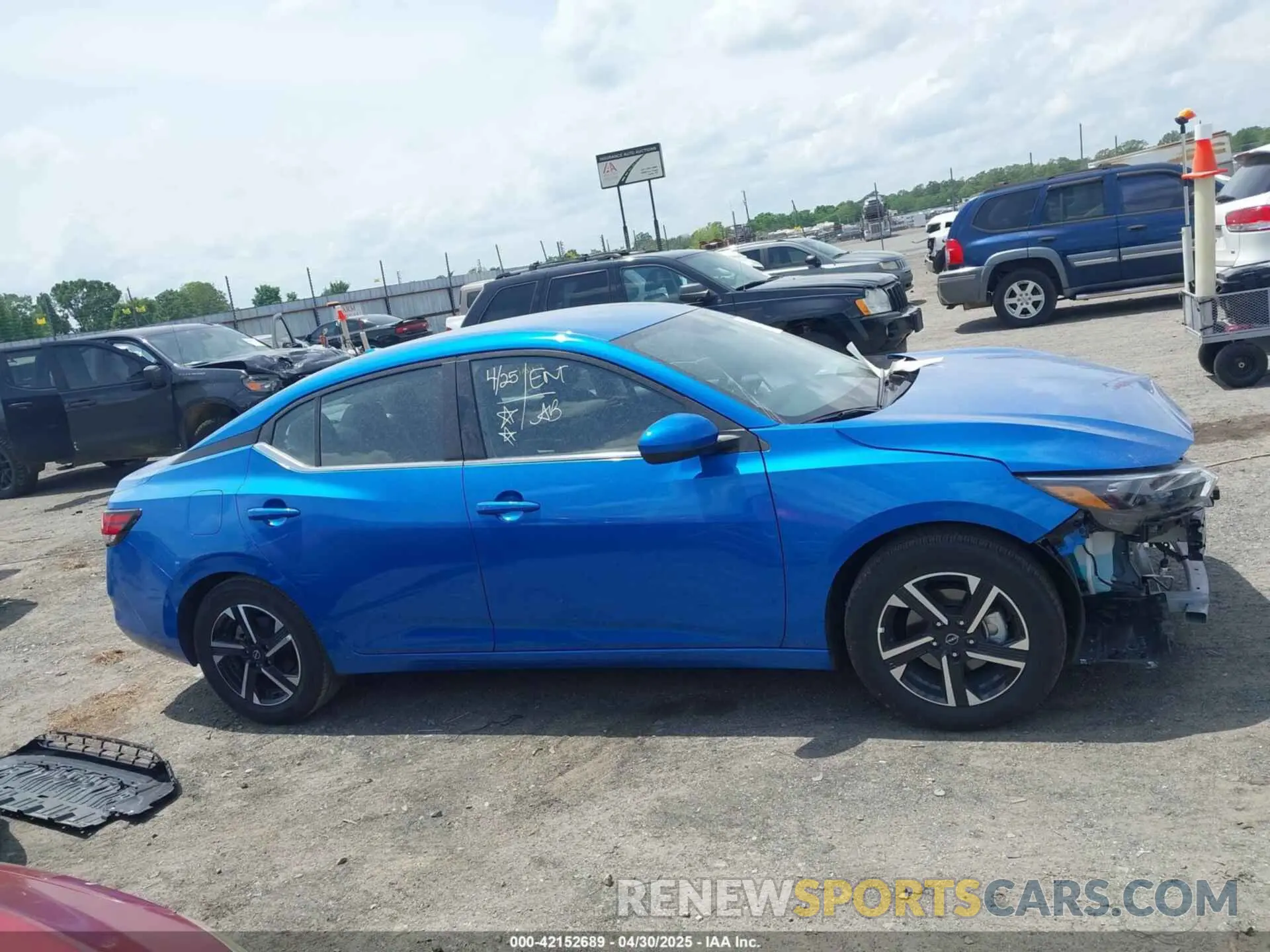 14 Photograph of a damaged car 3N1AB8CV5SY278246 NISSAN SENTRA 2025