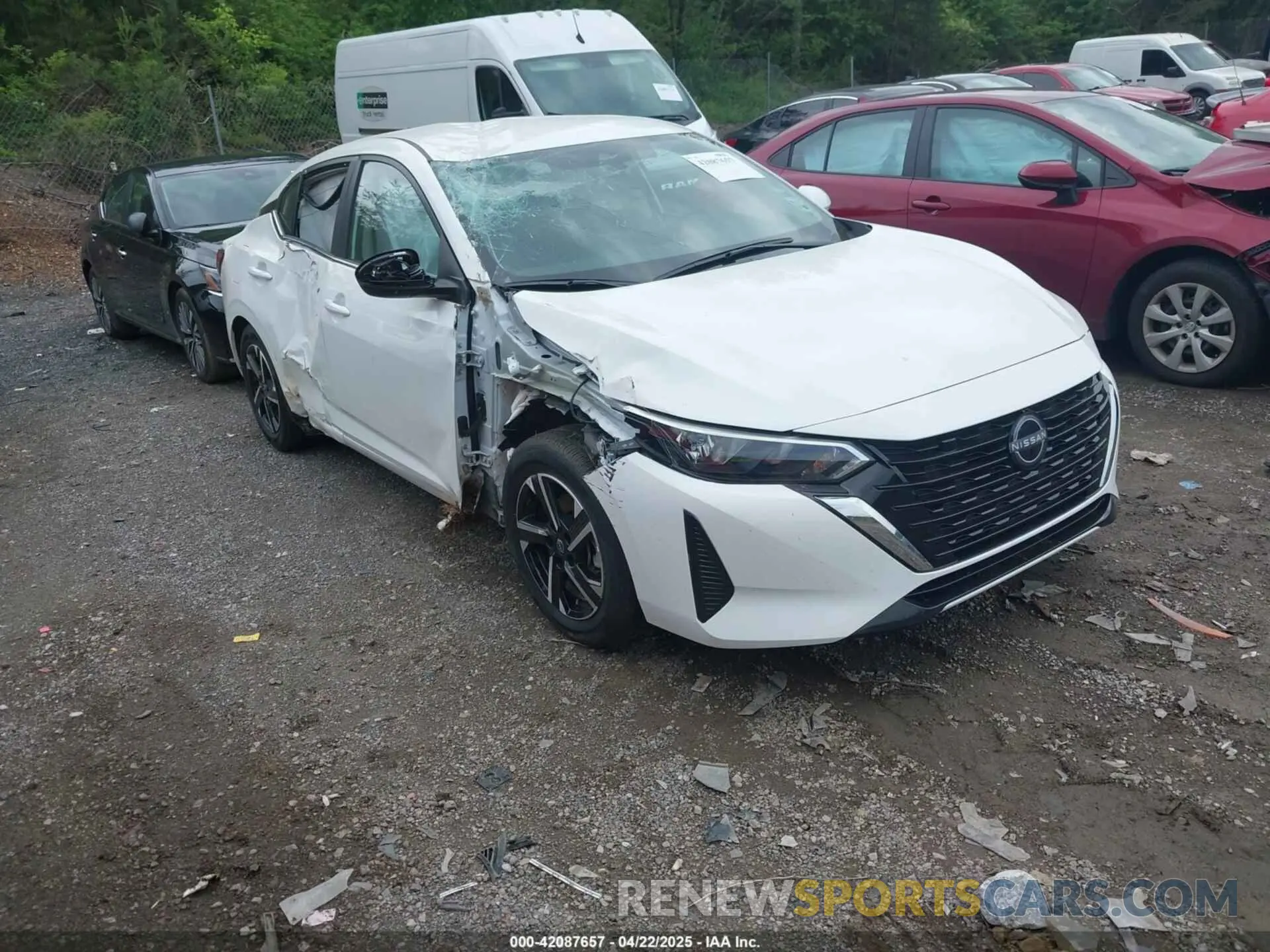 1 Photograph of a damaged car 3N1AB8CV5SY279204 NISSAN SENTRA 2025