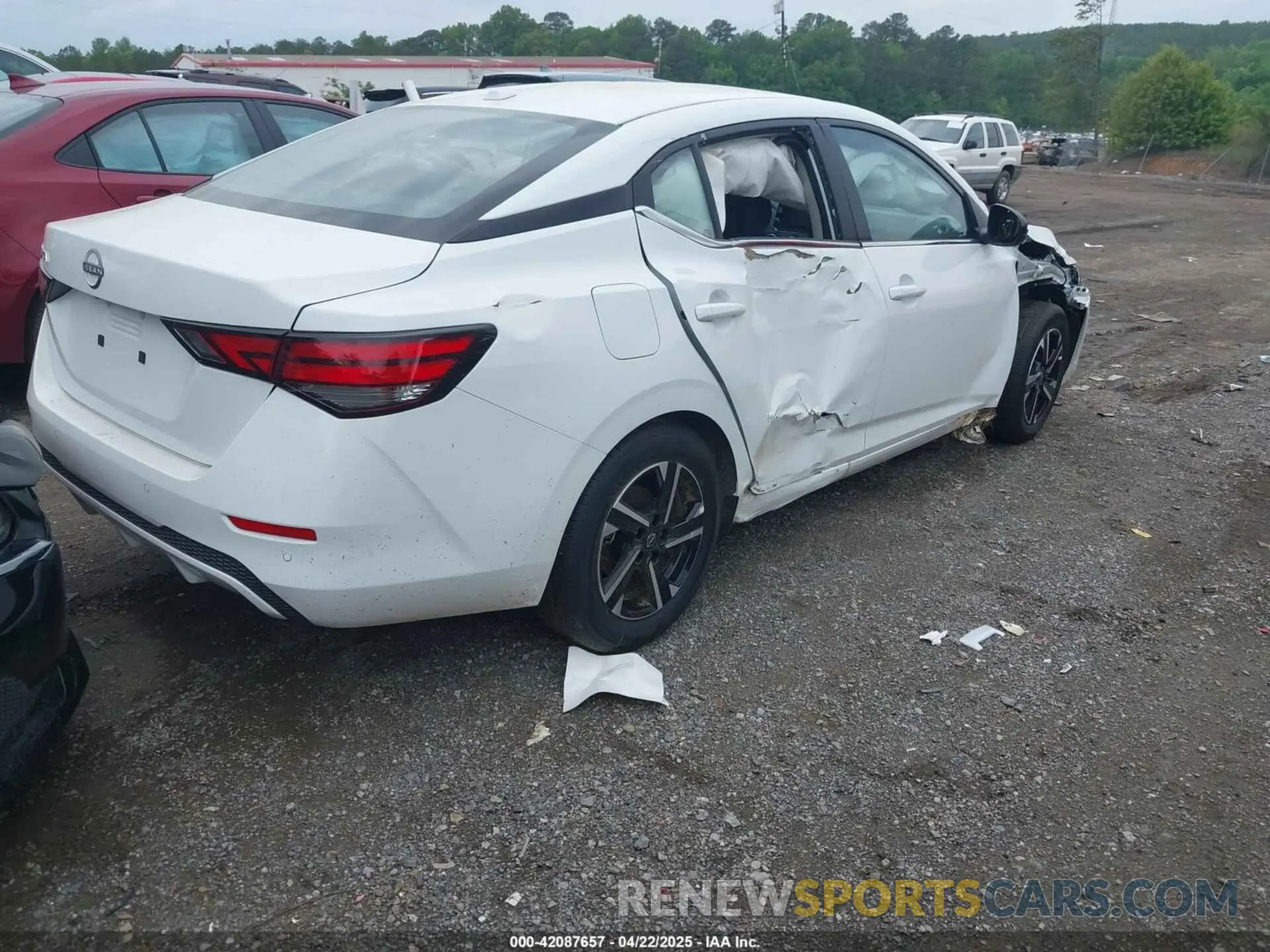 4 Photograph of a damaged car 3N1AB8CV5SY279204 NISSAN SENTRA 2025