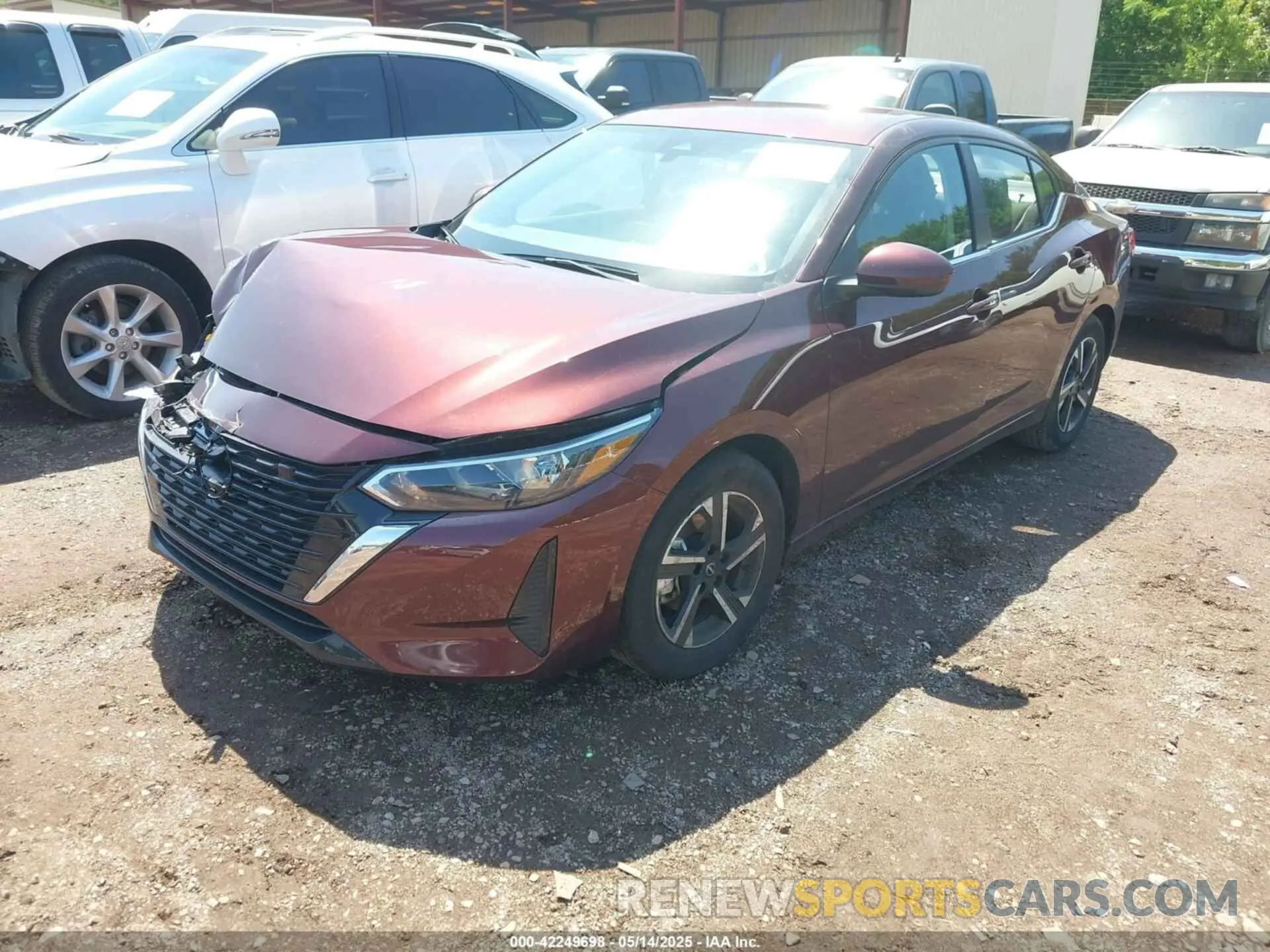 2 Photograph of a damaged car 3N1AB8CV5SY294902 NISSAN SENTRA 2025