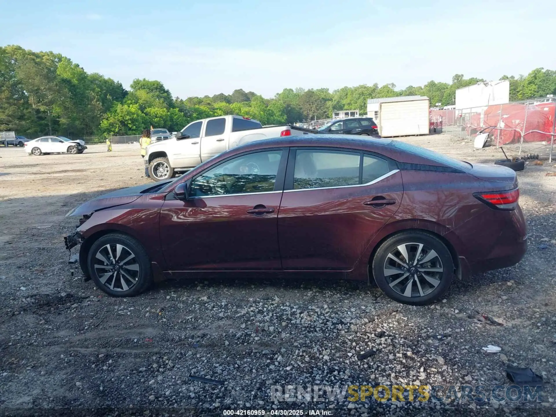 14 Photograph of a damaged car 3N1AB8CV6SY222266 NISSAN SENTRA 2025