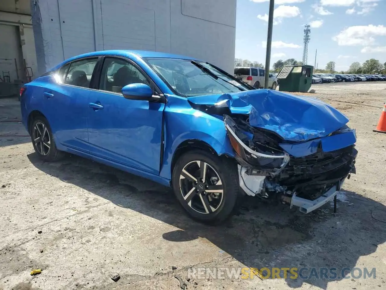 4 Photograph of a damaged car 3N1AB8CV6SY226690 NISSAN SENTRA 2025