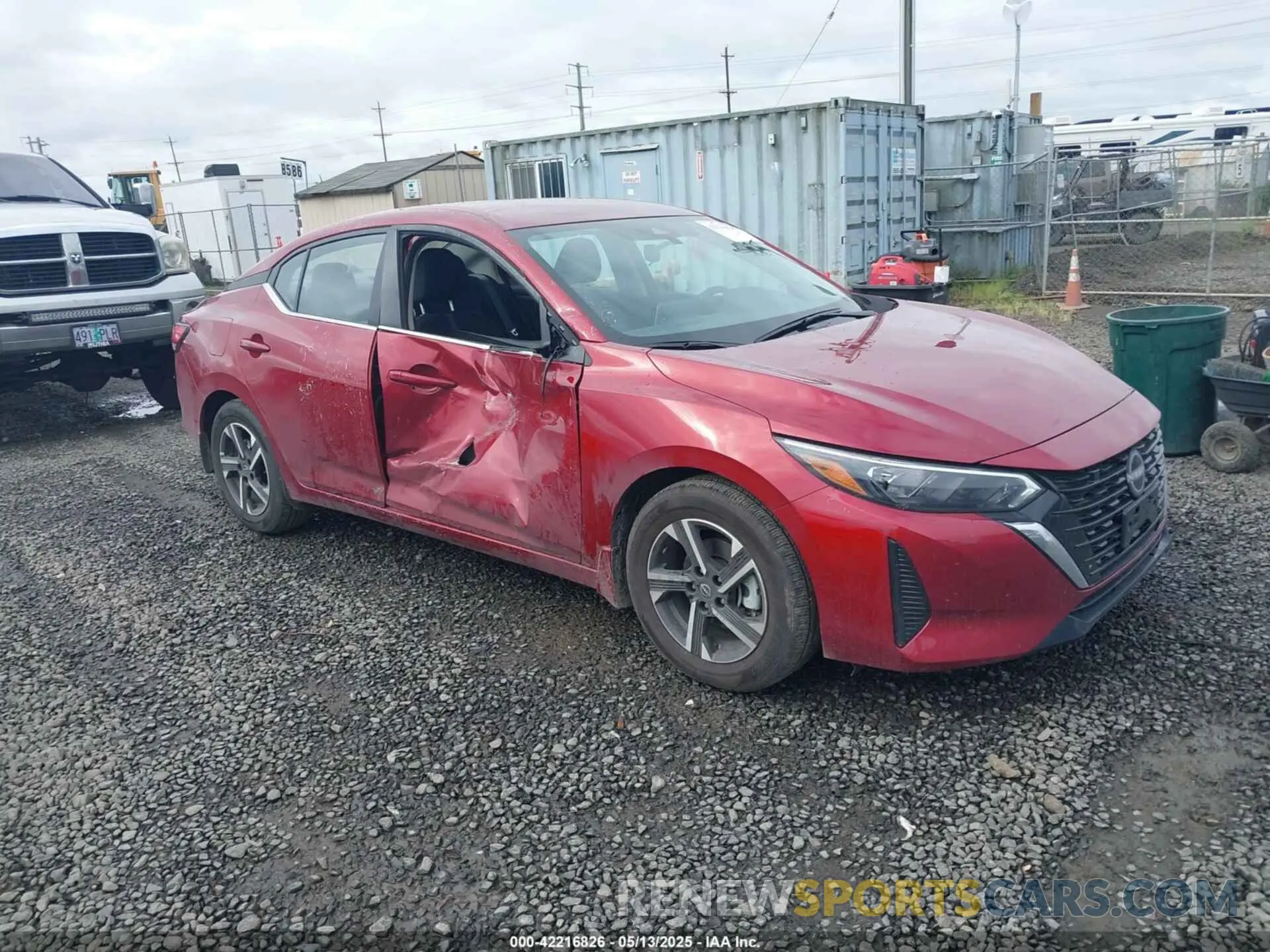 1 Photograph of a damaged car 3N1AB8CV6SY237978 NISSAN SENTRA 2025