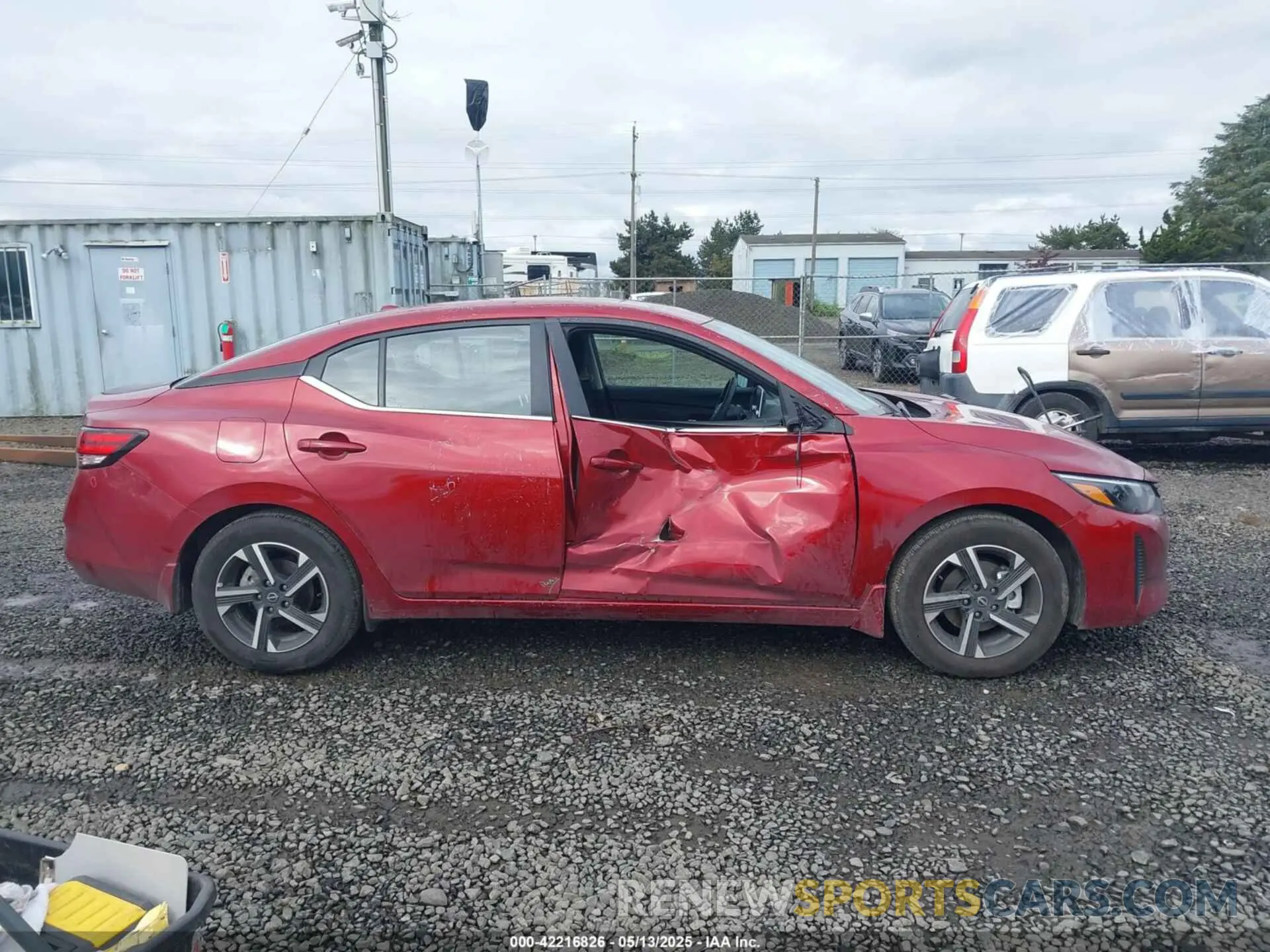 13 Photograph of a damaged car 3N1AB8CV6SY237978 NISSAN SENTRA 2025