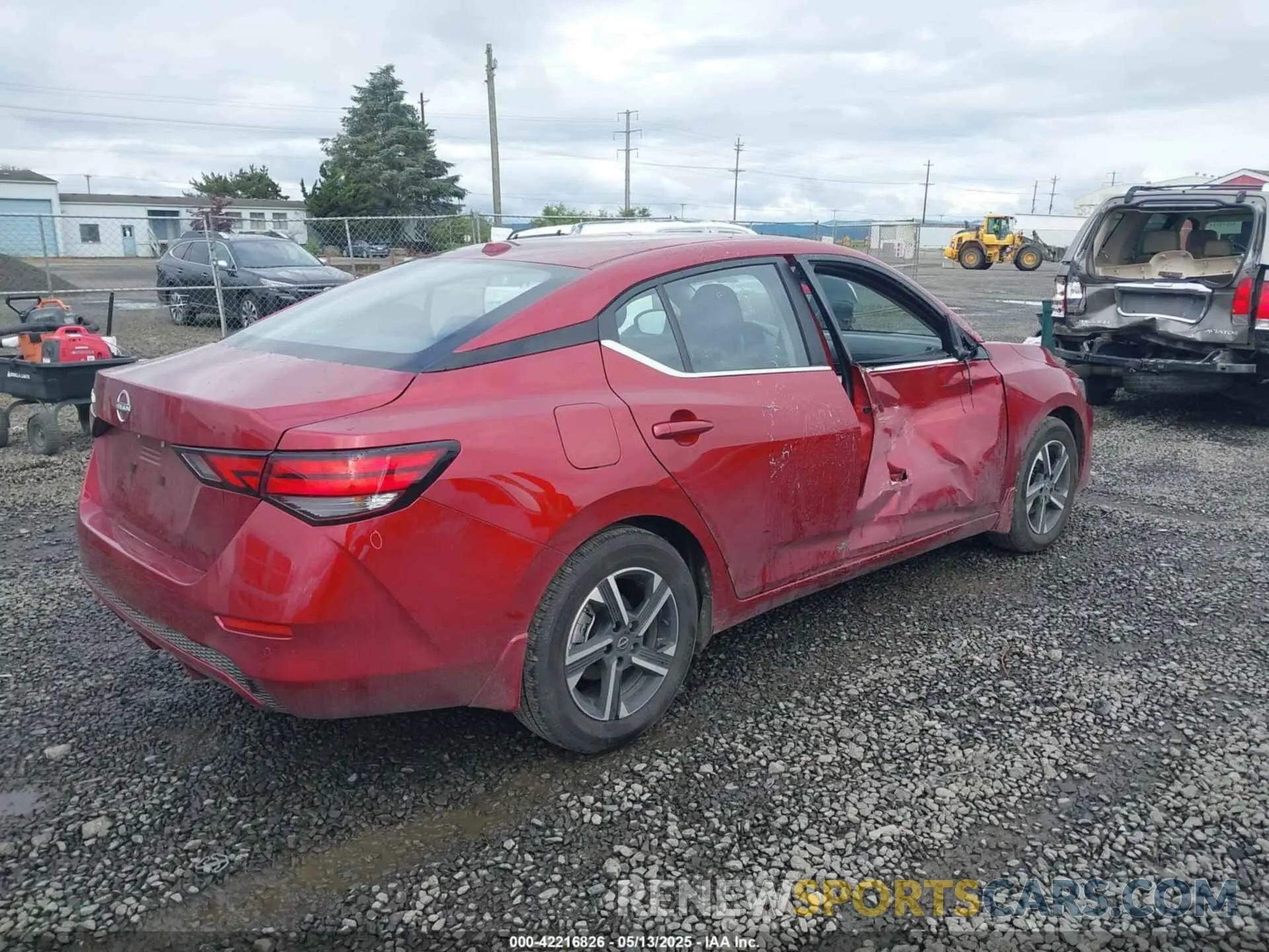 4 Photograph of a damaged car 3N1AB8CV6SY237978 NISSAN SENTRA 2025