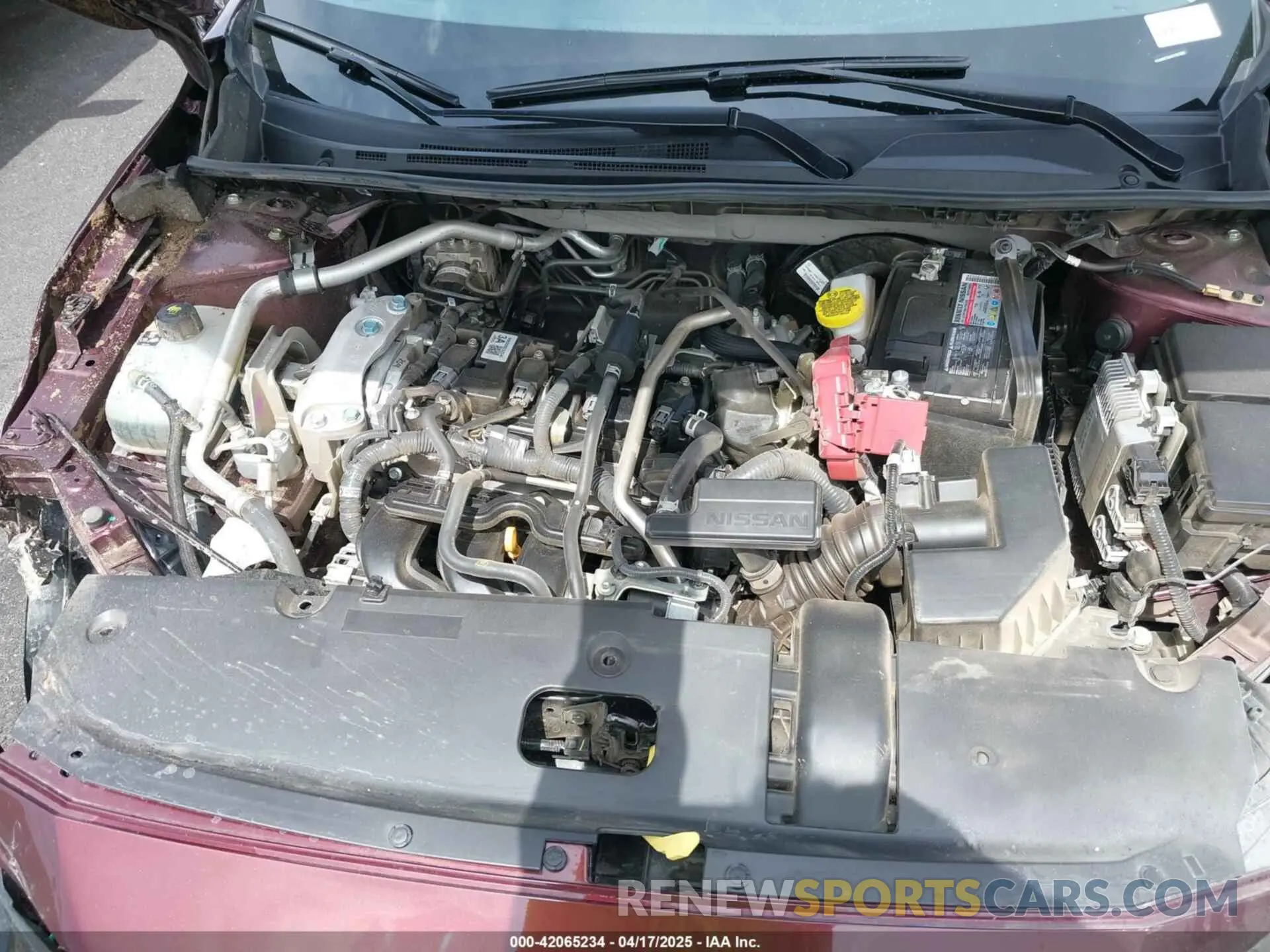 10 Photograph of a damaged car 3N1AB8CV6SY257986 NISSAN SENTRA 2025