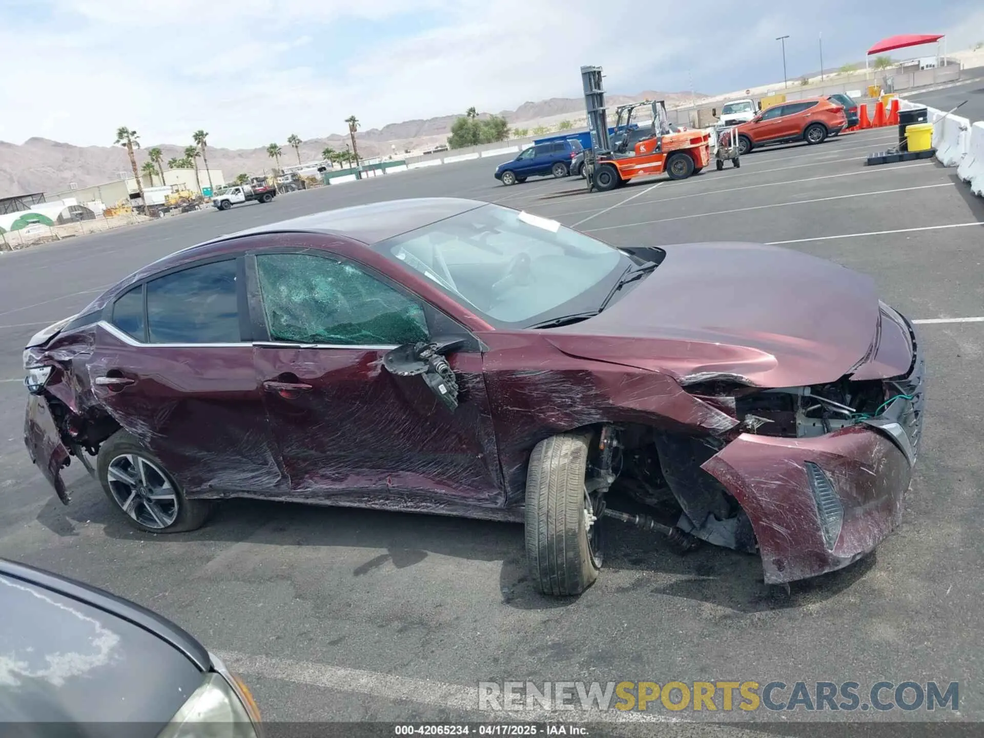 14 Photograph of a damaged car 3N1AB8CV6SY257986 NISSAN SENTRA 2025