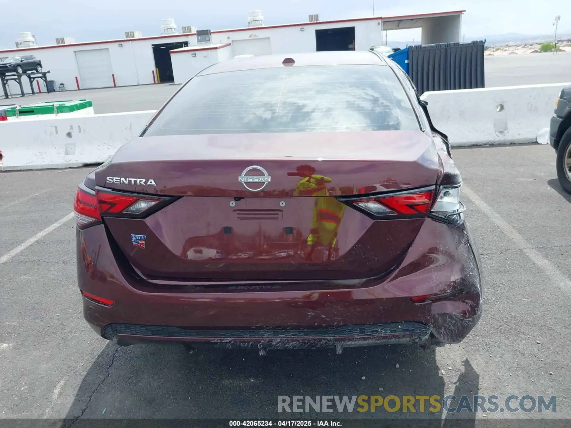 17 Photograph of a damaged car 3N1AB8CV6SY257986 NISSAN SENTRA 2025