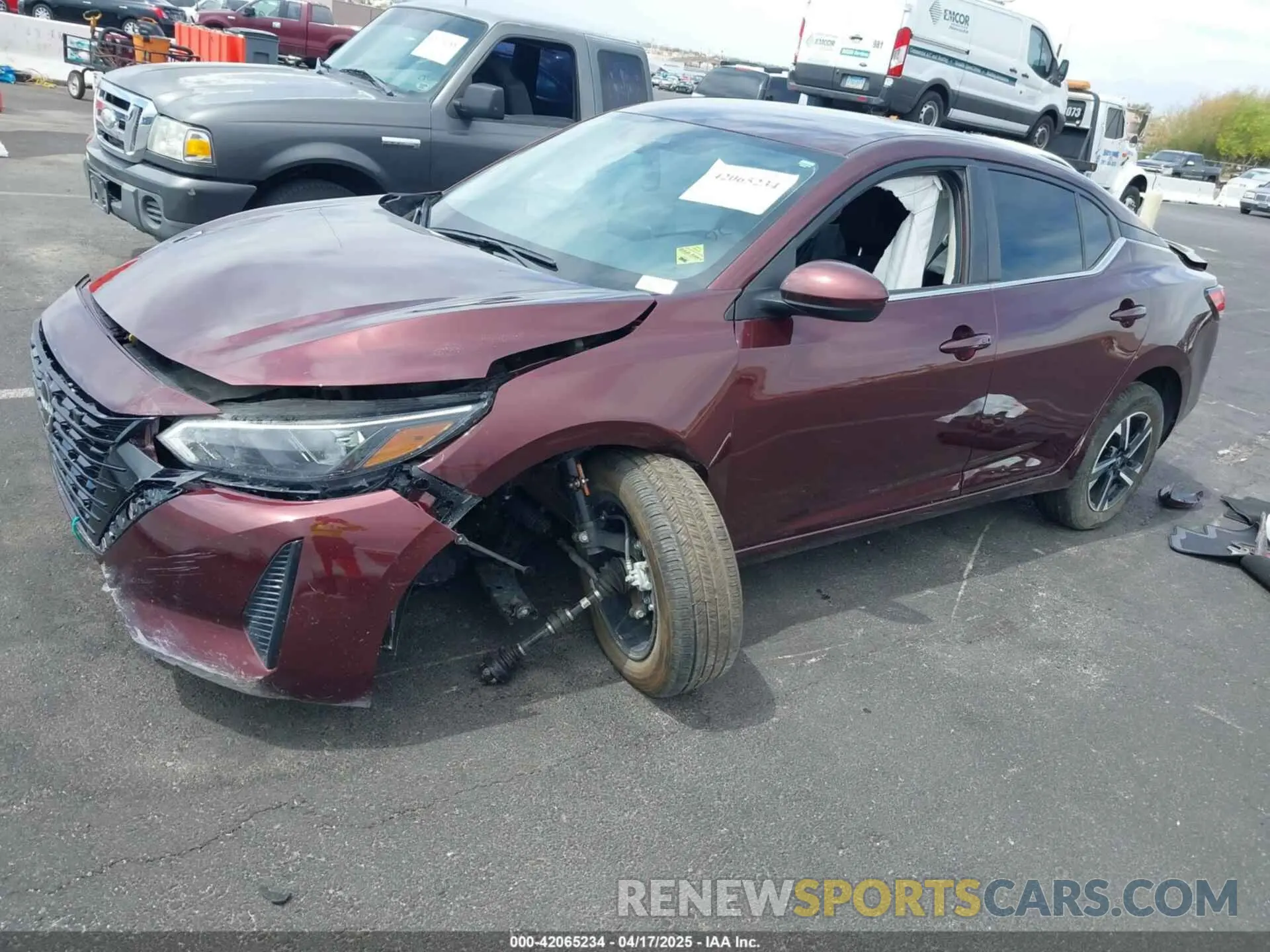 18 Photograph of a damaged car 3N1AB8CV6SY257986 NISSAN SENTRA 2025