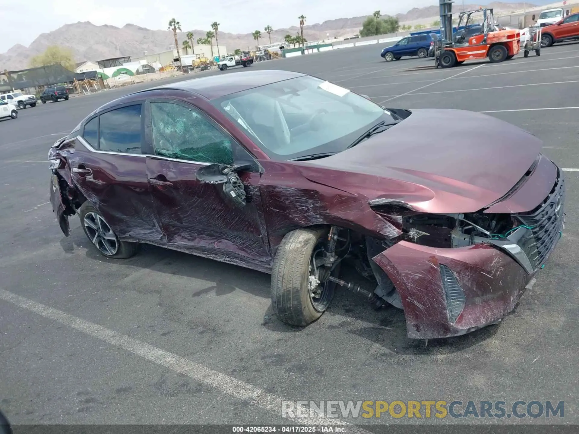19 Photograph of a damaged car 3N1AB8CV6SY257986 NISSAN SENTRA 2025
