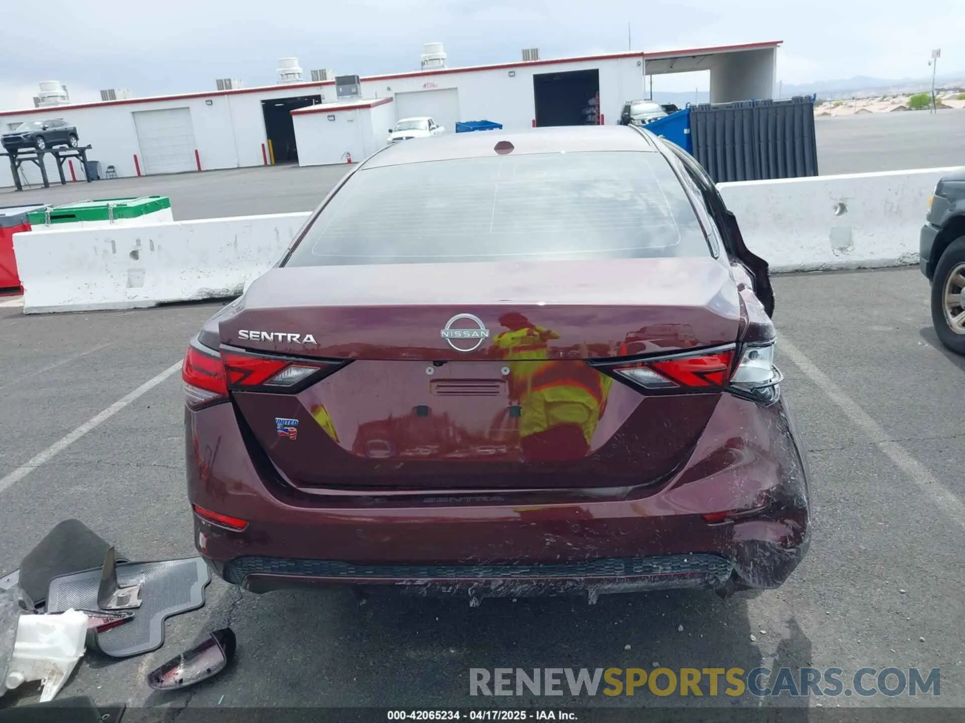 20 Photograph of a damaged car 3N1AB8CV6SY257986 NISSAN SENTRA 2025