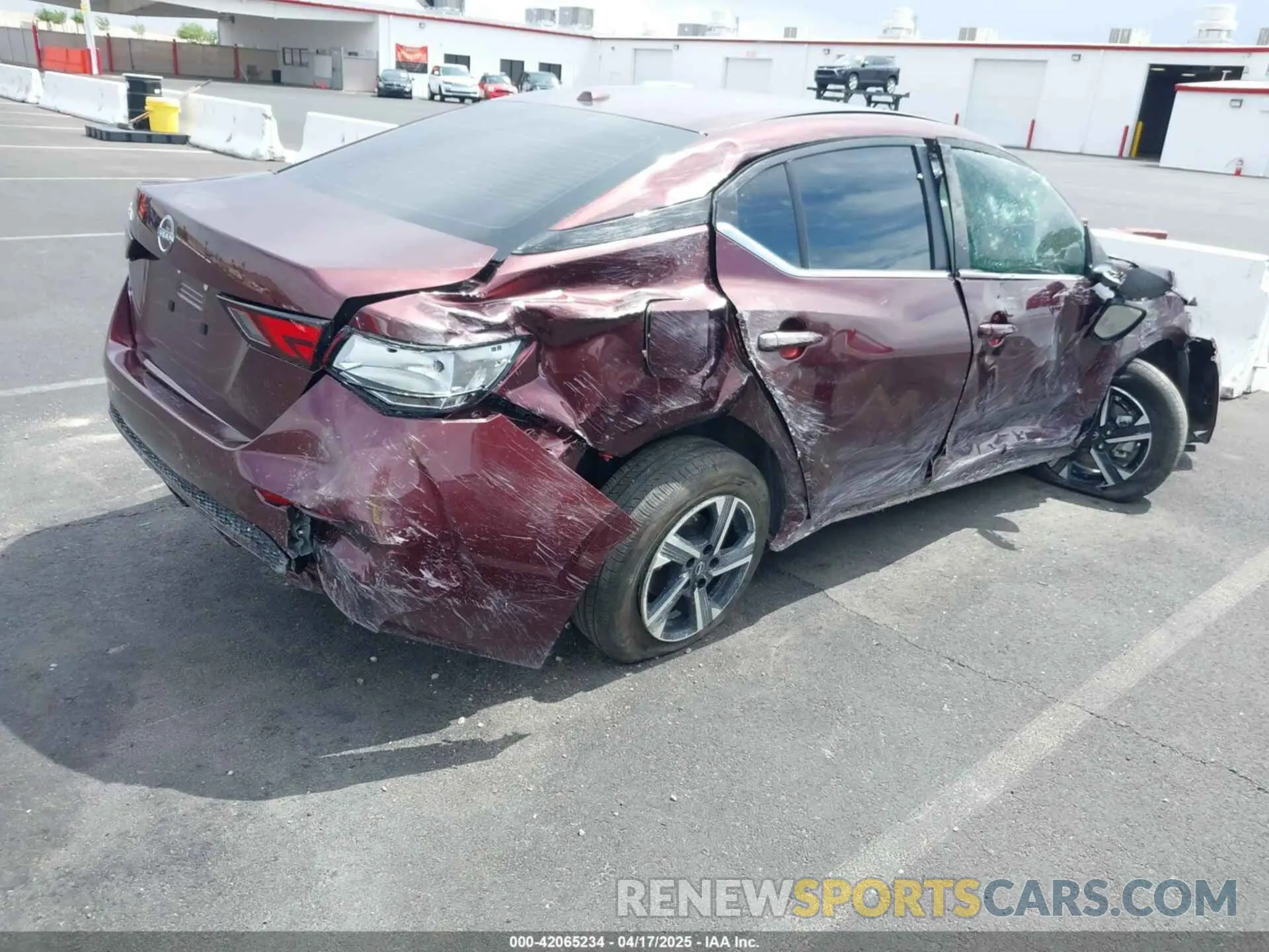 4 Photograph of a damaged car 3N1AB8CV6SY257986 NISSAN SENTRA 2025