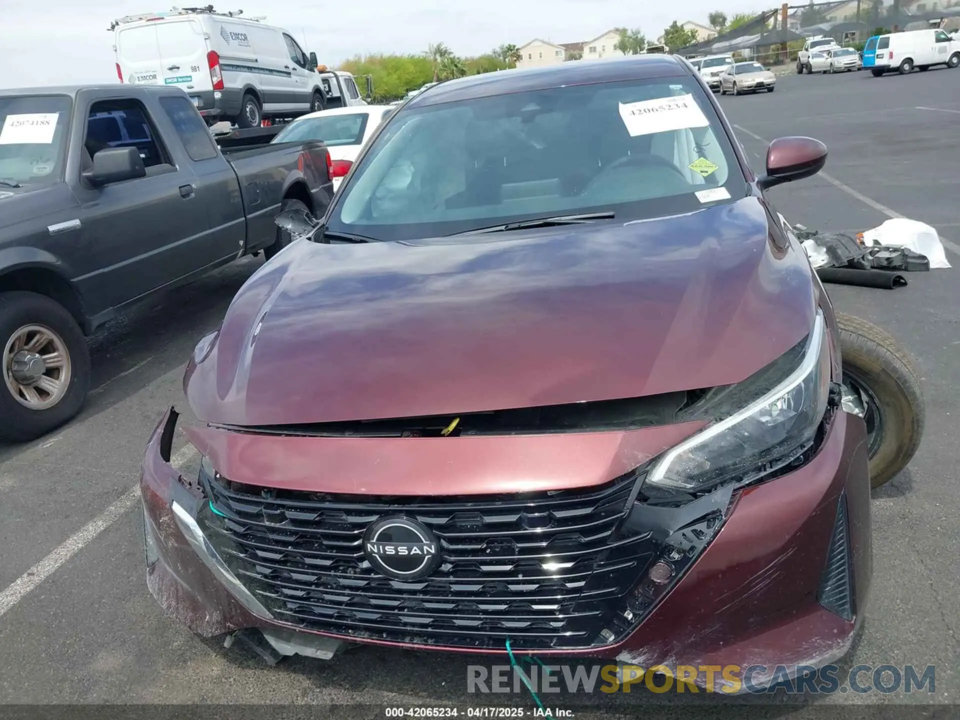6 Photograph of a damaged car 3N1AB8CV6SY257986 NISSAN SENTRA 2025