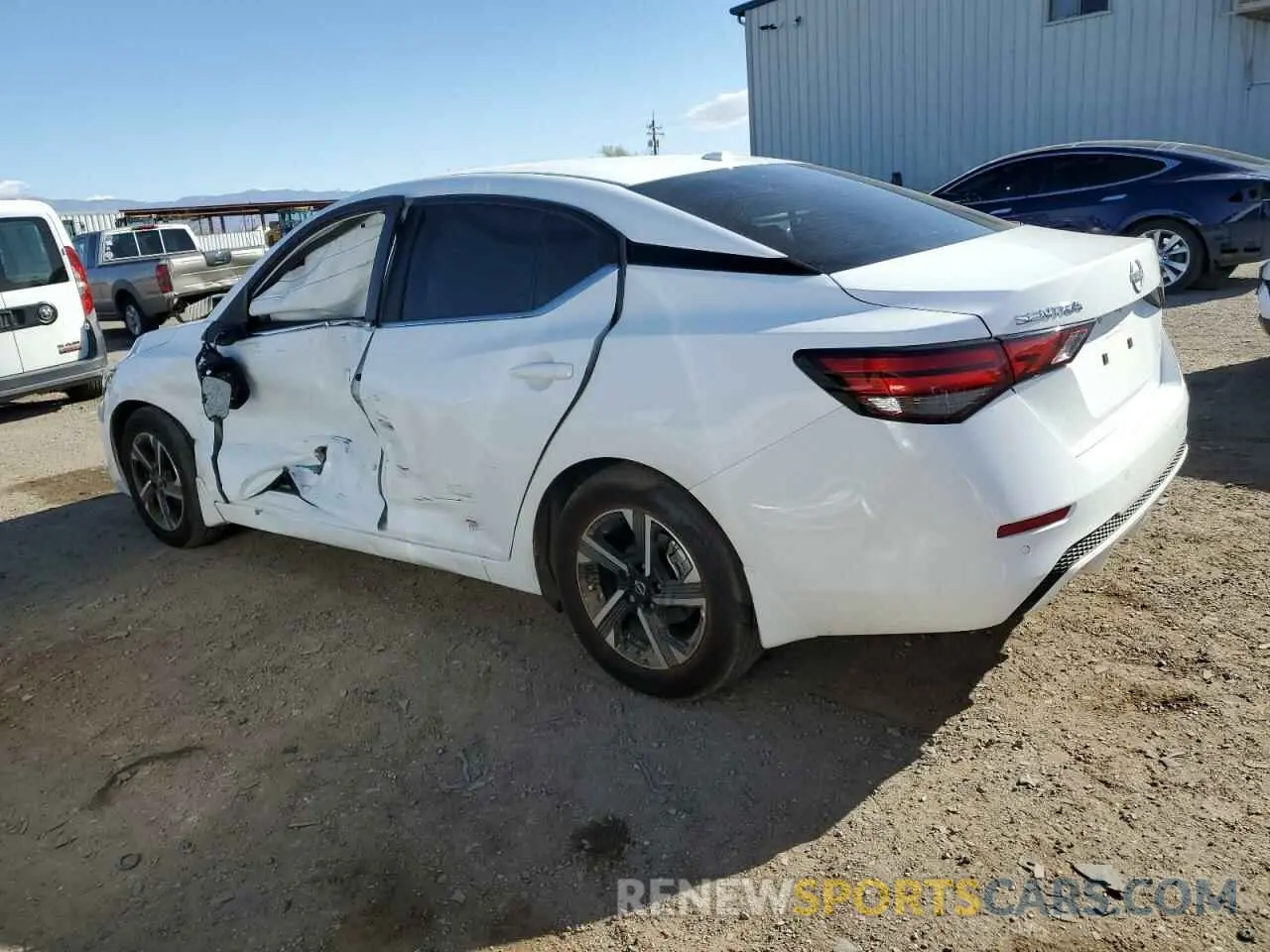 2 Photograph of a damaged car 3N1AB8CV7SY228769 NISSAN SENTRA 2025