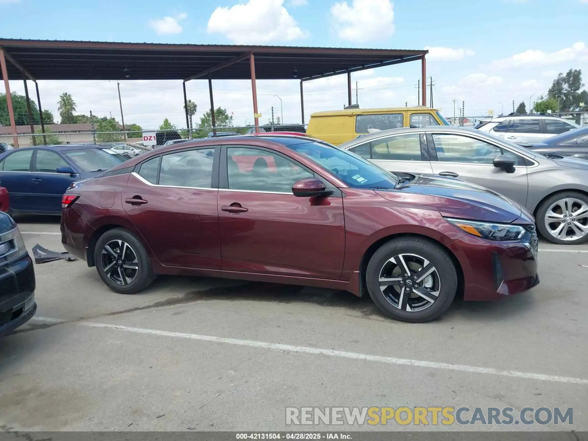 13 Photograph of a damaged car 3N1AB8CV7SY237813 NISSAN SENTRA 2025