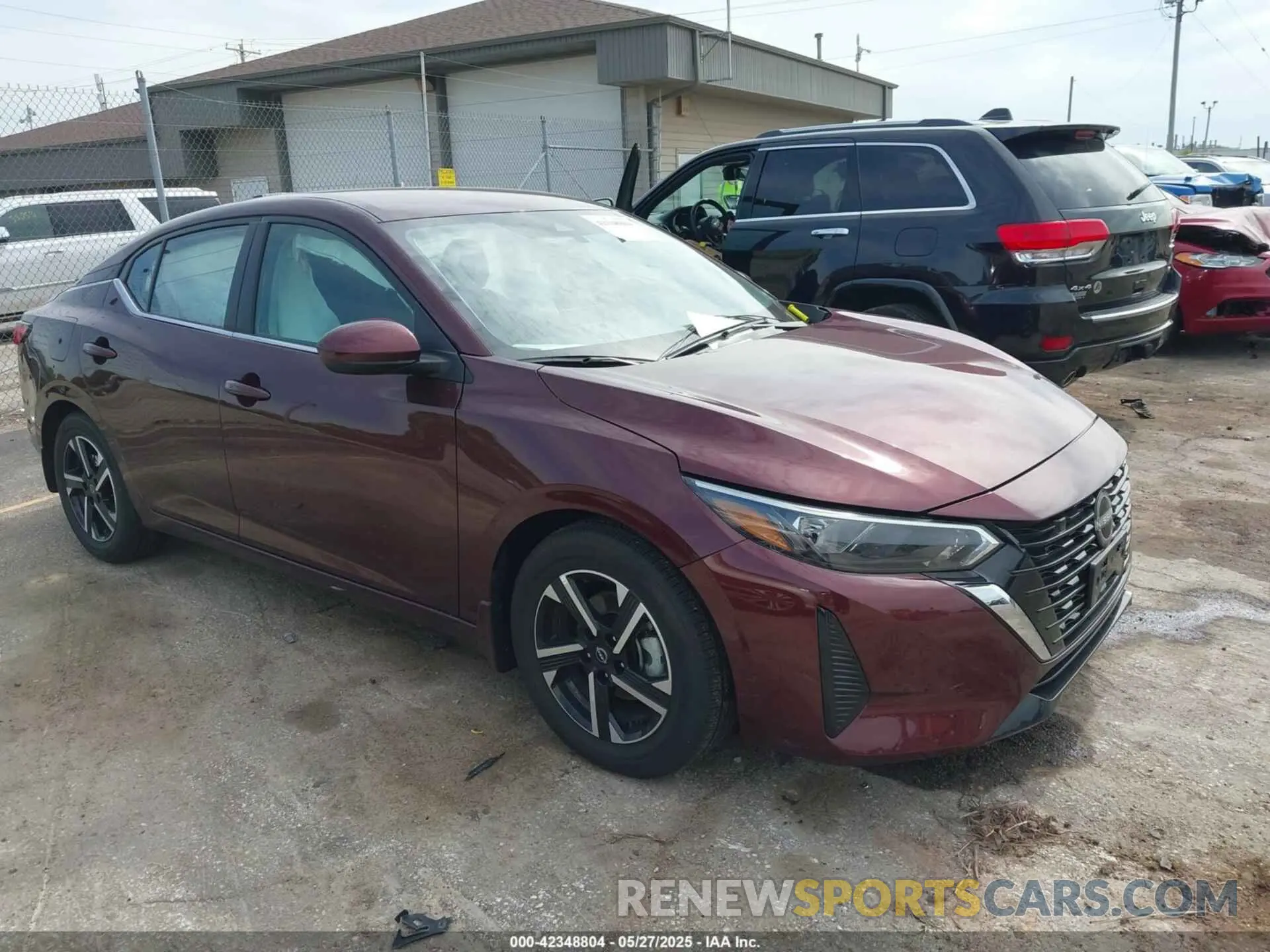 1 Photograph of a damaged car 3N1AB8CV7SY242722 NISSAN SENTRA 2025