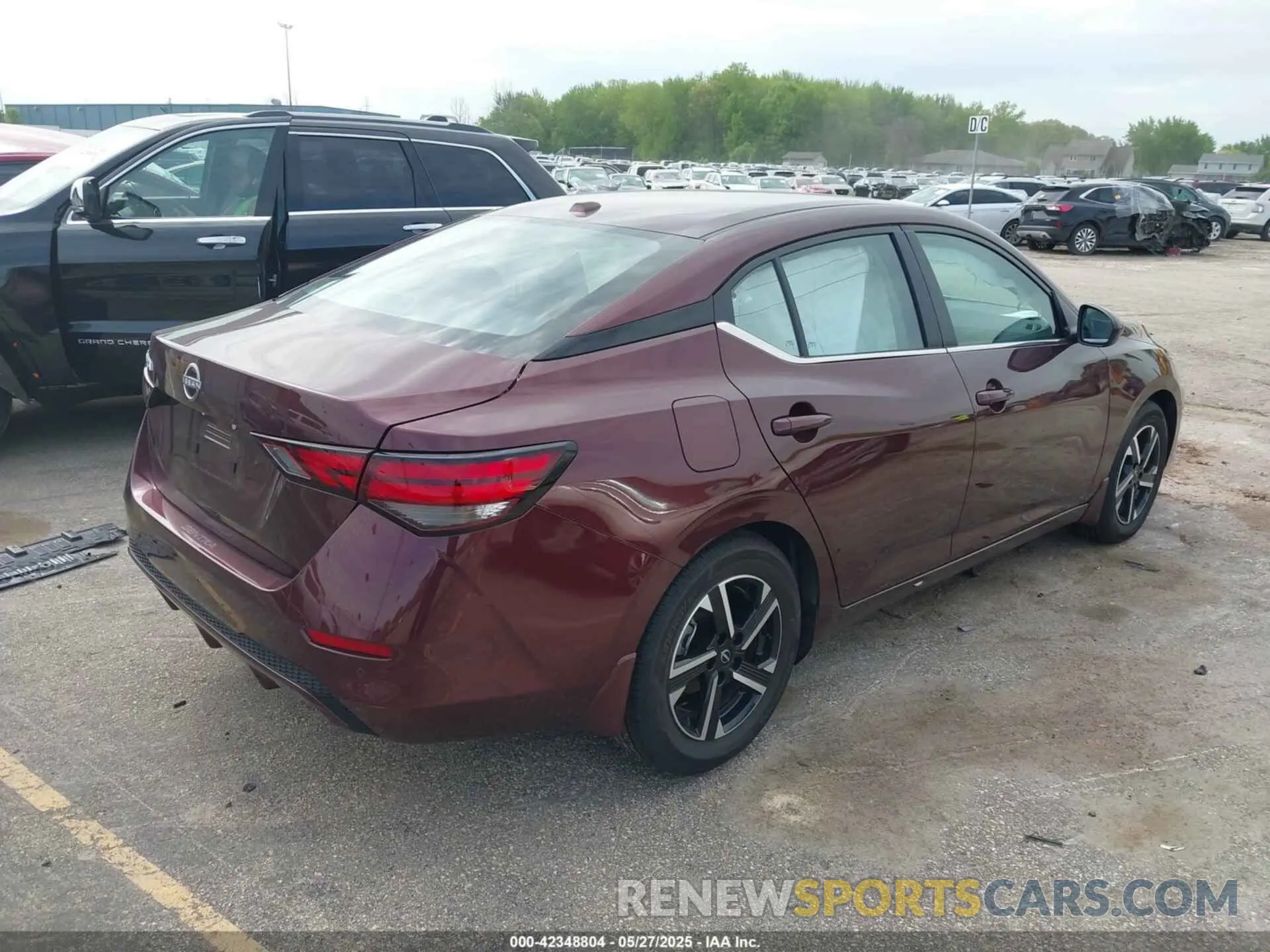 4 Photograph of a damaged car 3N1AB8CV7SY242722 NISSAN SENTRA 2025