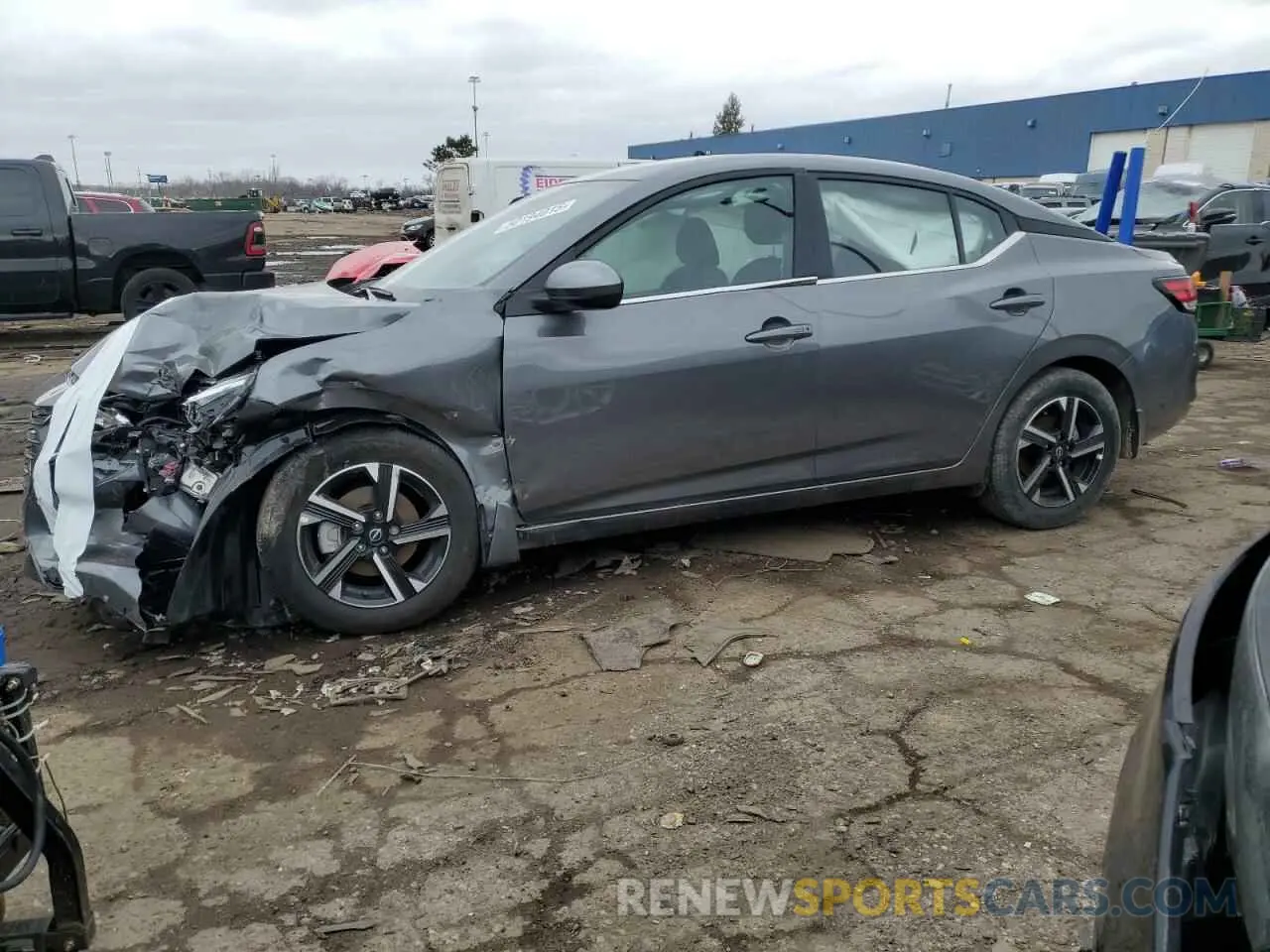1 Photograph of a damaged car 3N1AB8CV7SY264705 NISSAN SENTRA 2025