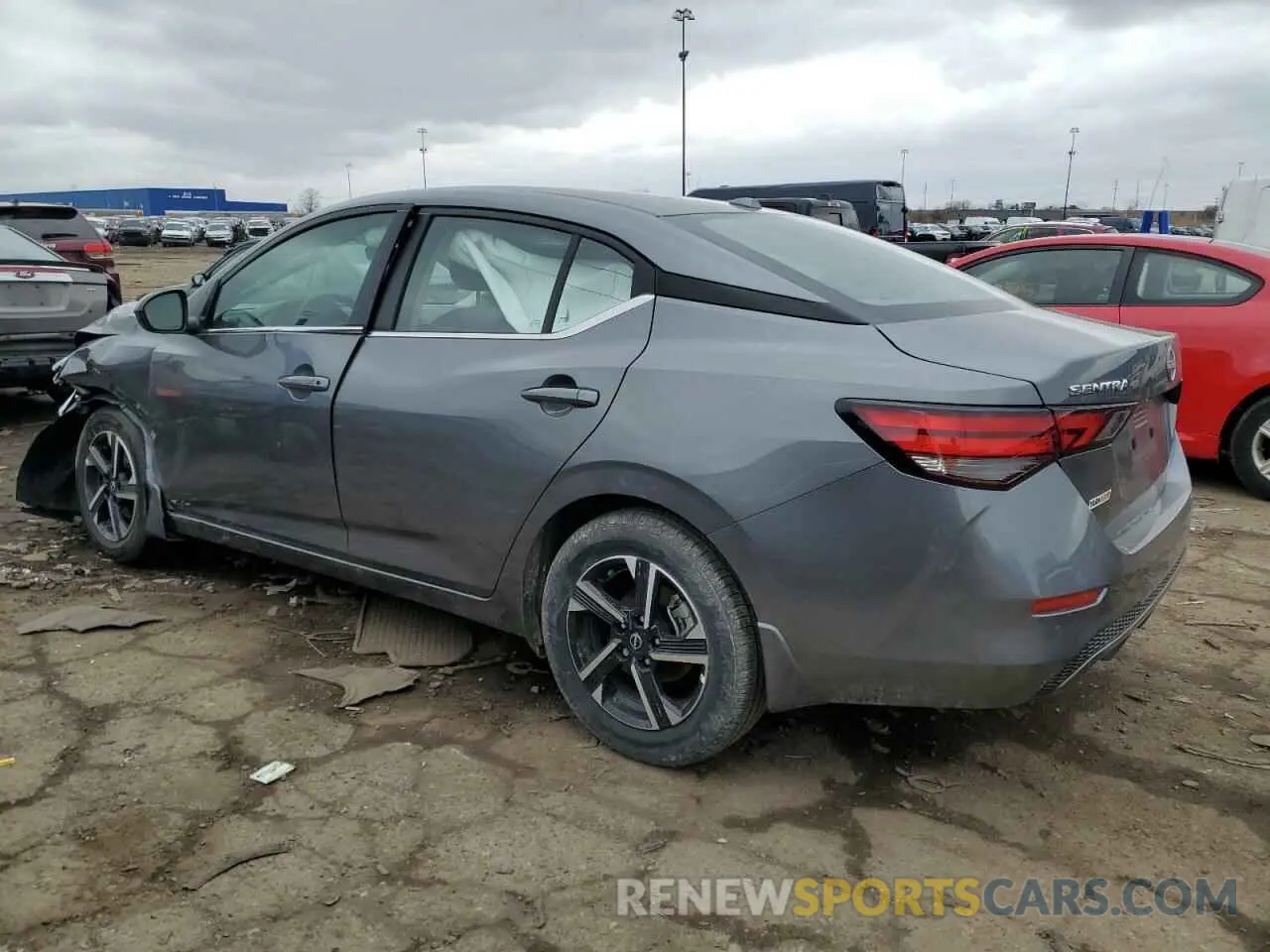 2 Photograph of a damaged car 3N1AB8CV7SY264705 NISSAN SENTRA 2025