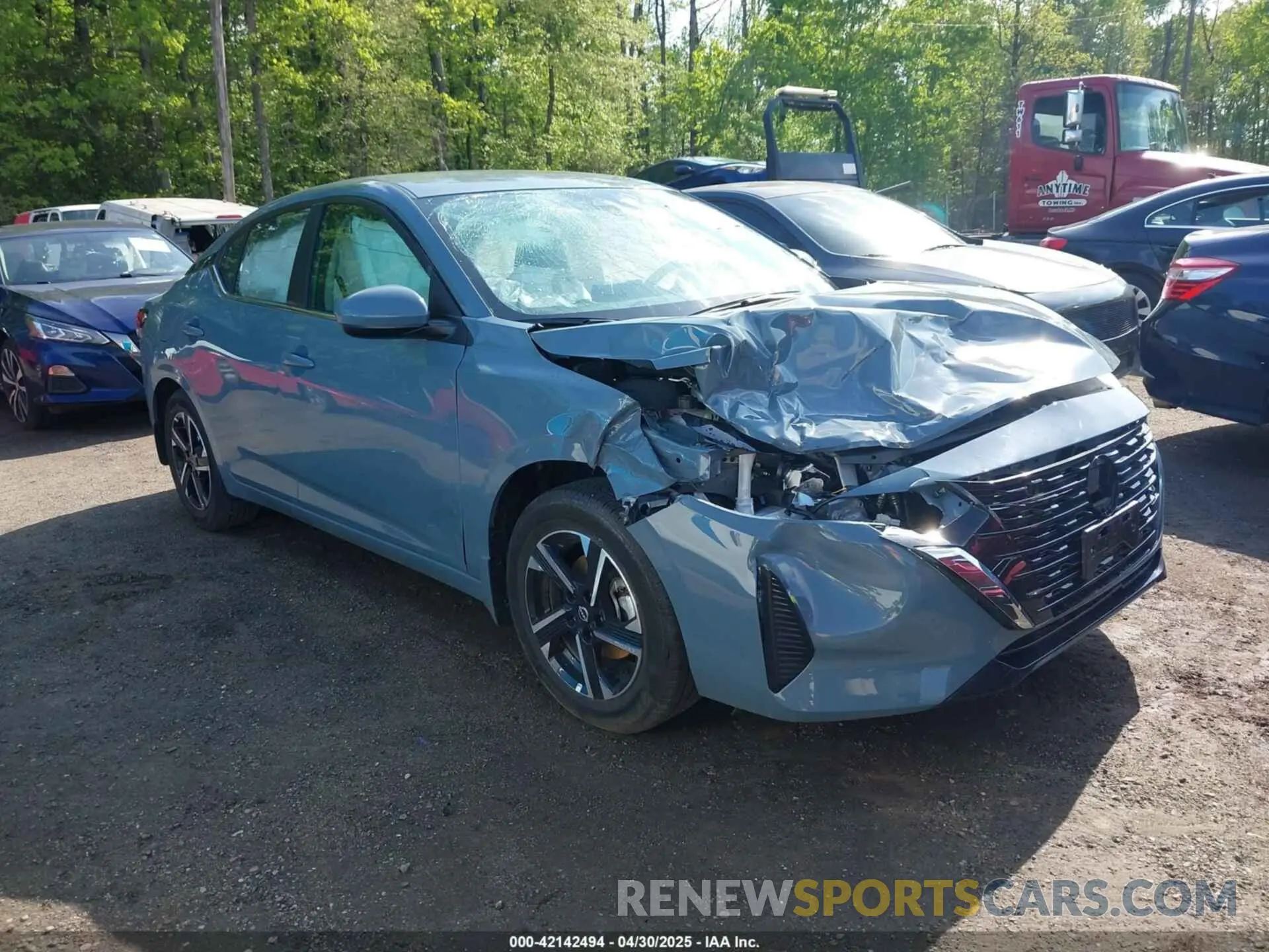 1 Photograph of a damaged car 3N1AB8CV7SY267667 NISSAN SENTRA 2025
