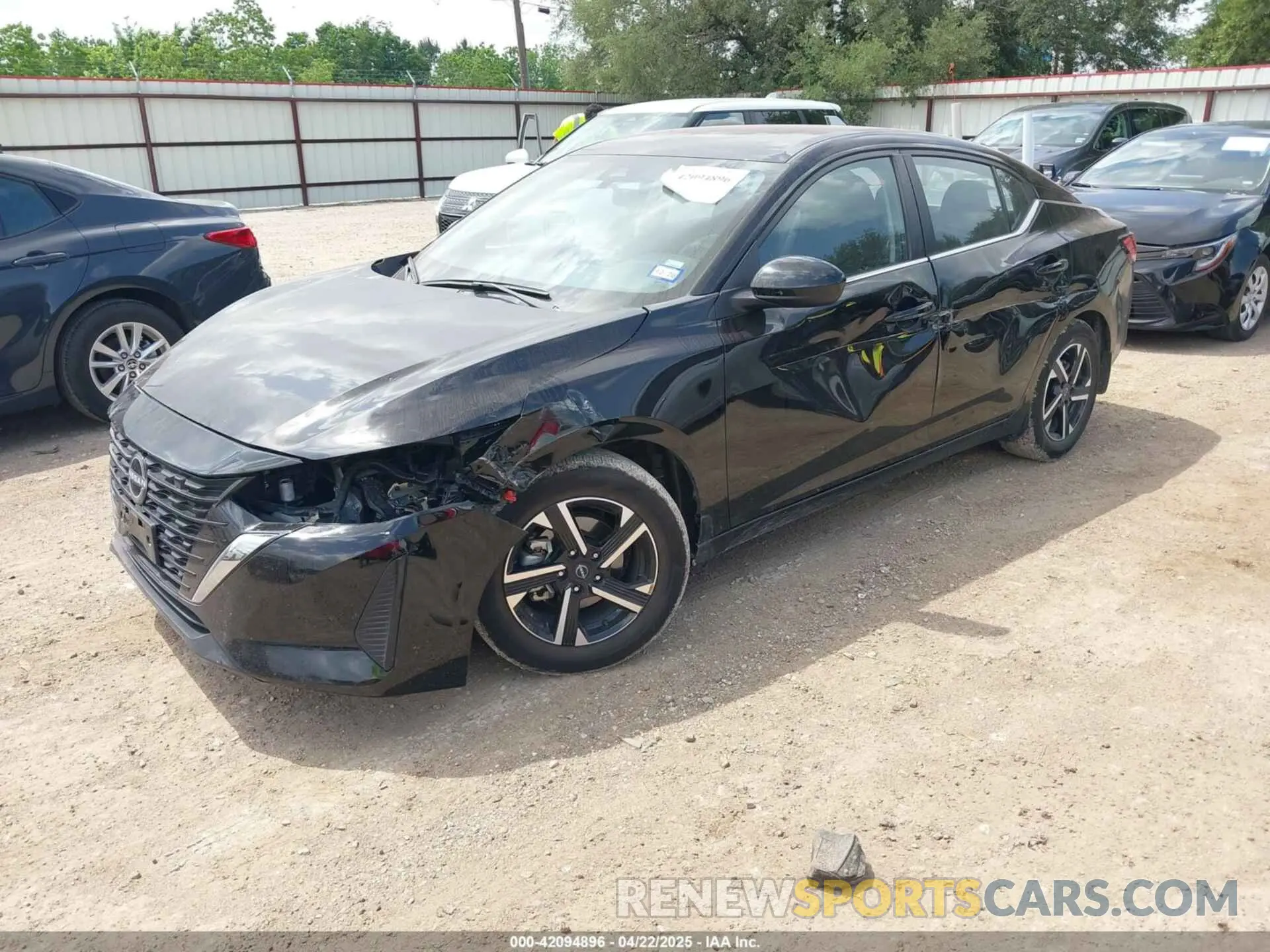 2 Photograph of a damaged car 3N1AB8CV7SY277261 NISSAN SENTRA 2025