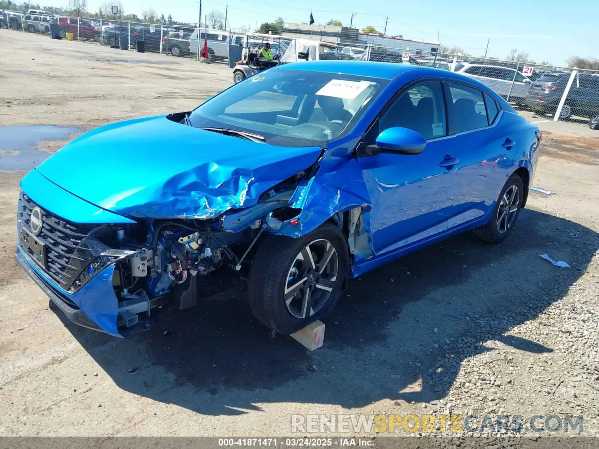 2 Photograph of a damaged car 3N1AB8CV8SY209440 NISSAN SENTRA 2025