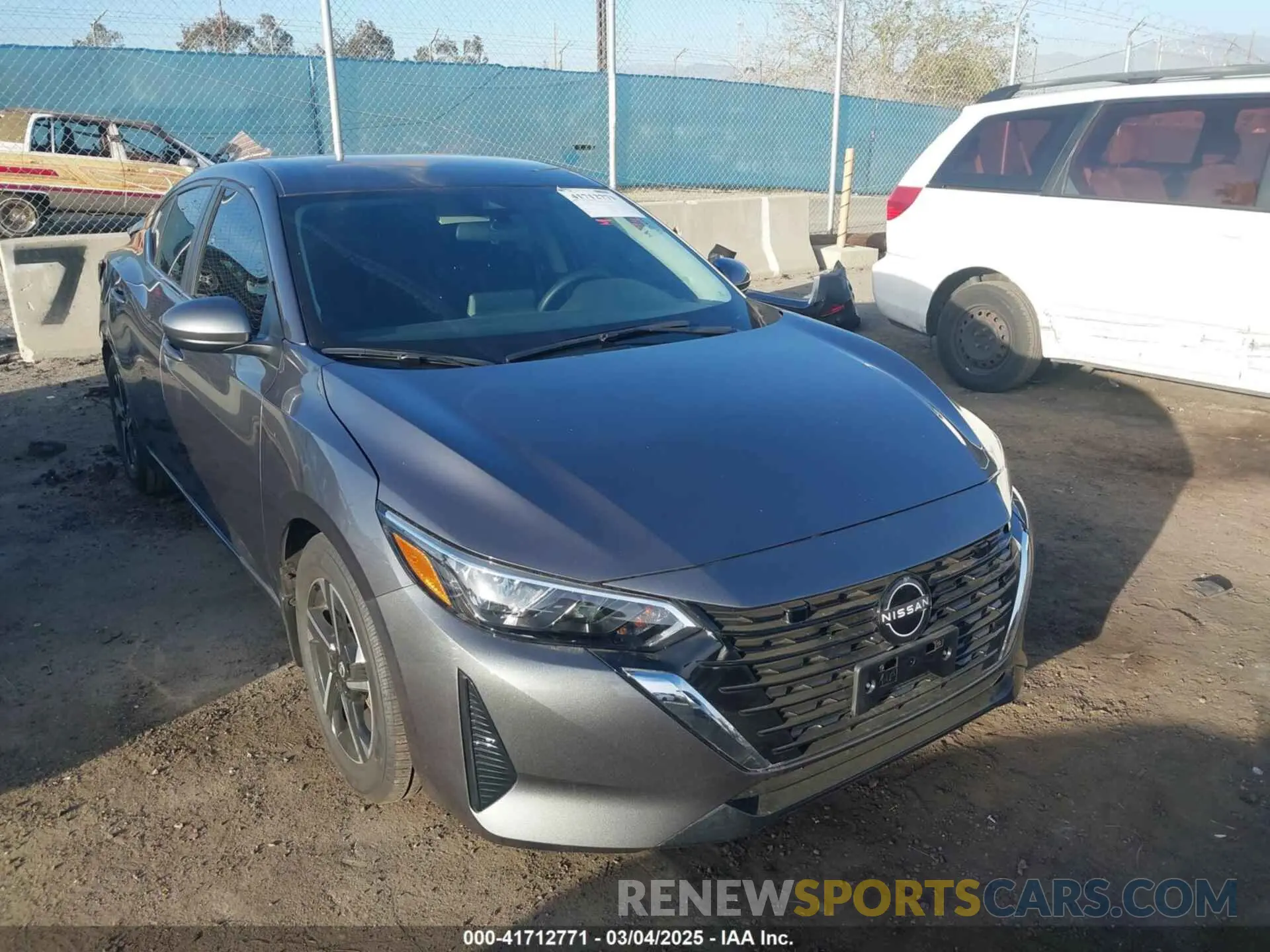 1 Photograph of a damaged car 3N1AB8CV8SY227503 NISSAN SENTRA 2025